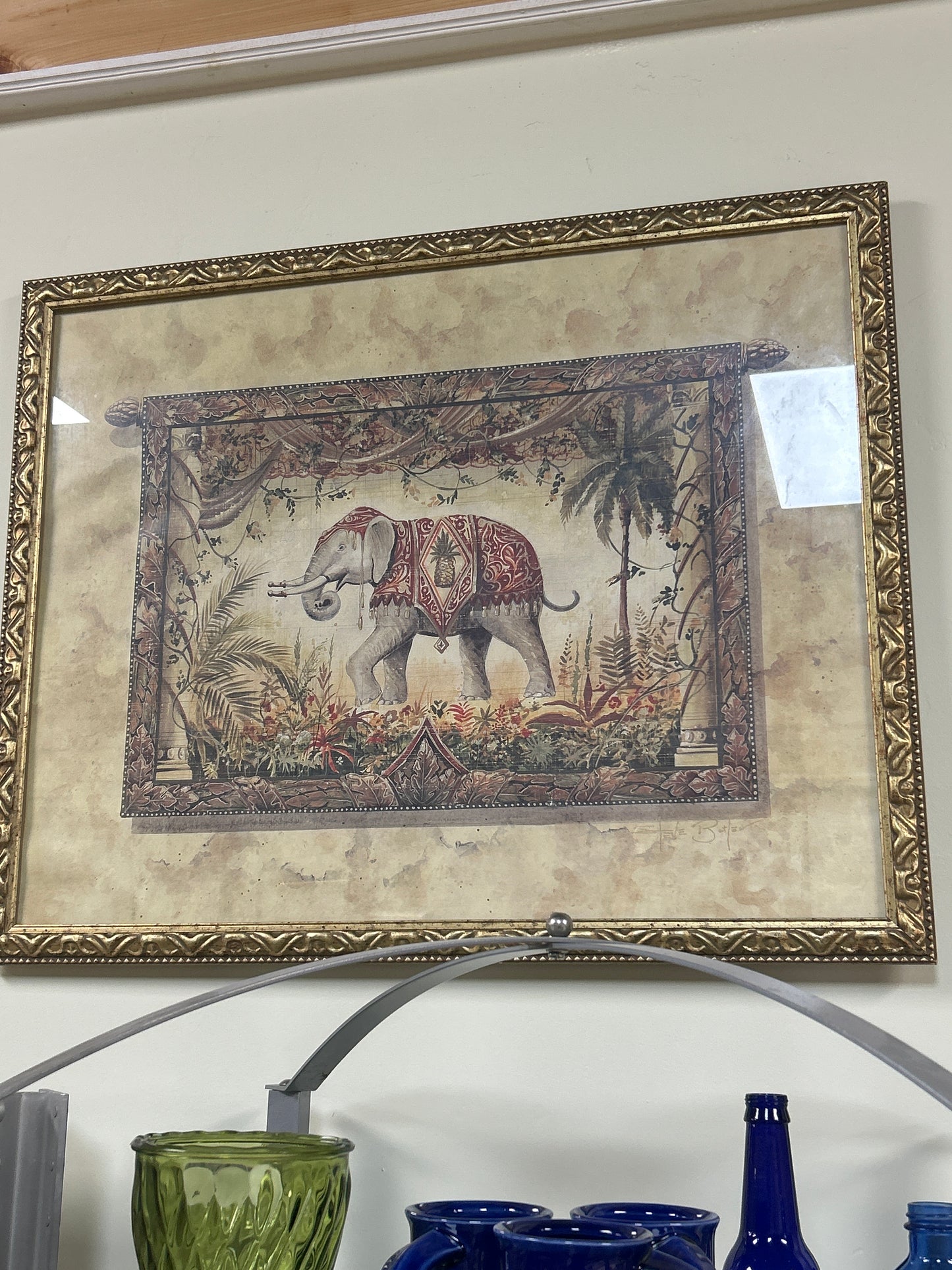 Steve Butler Framed elephant print