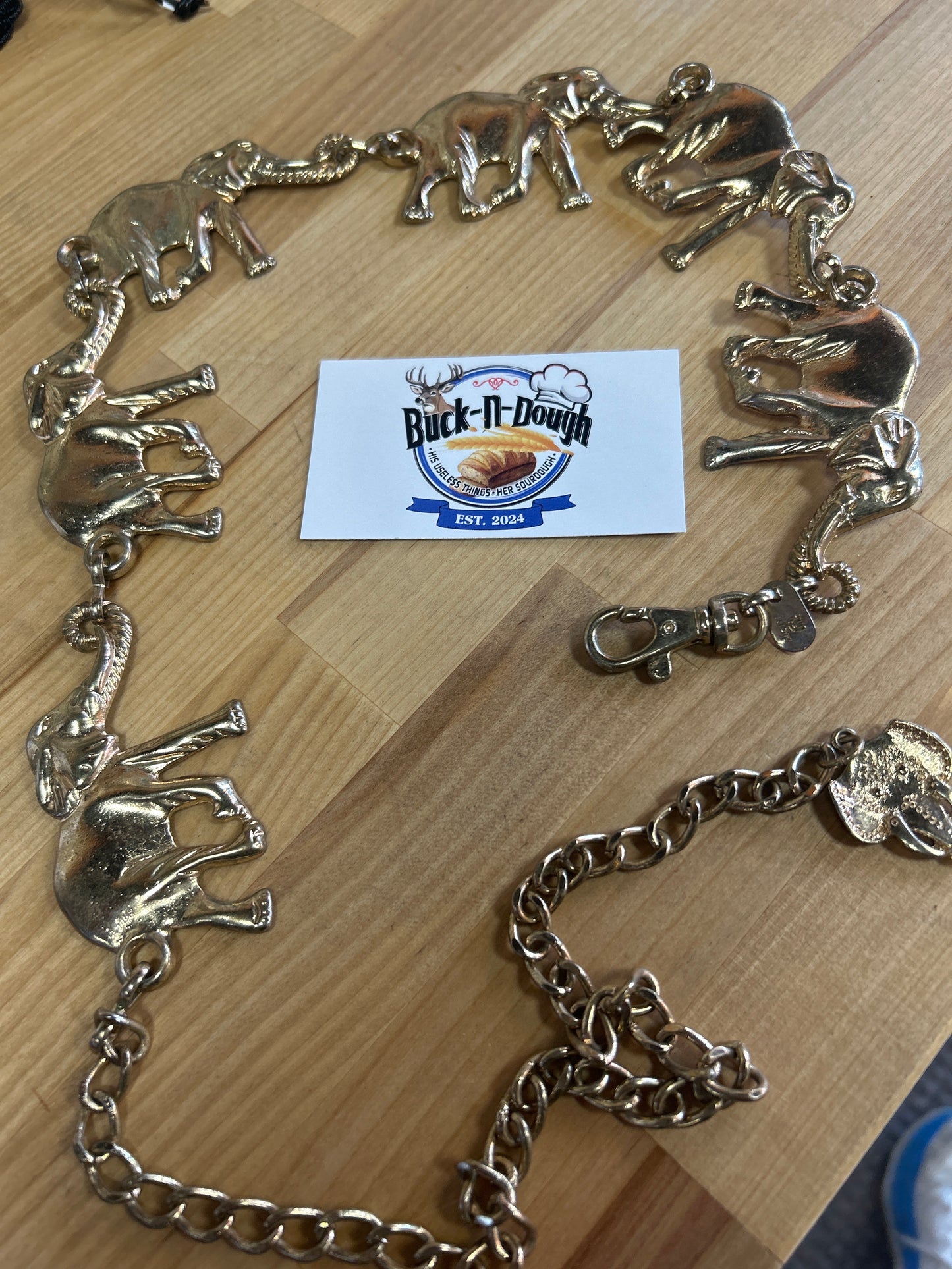 Vintage K Yang Elephant Belt