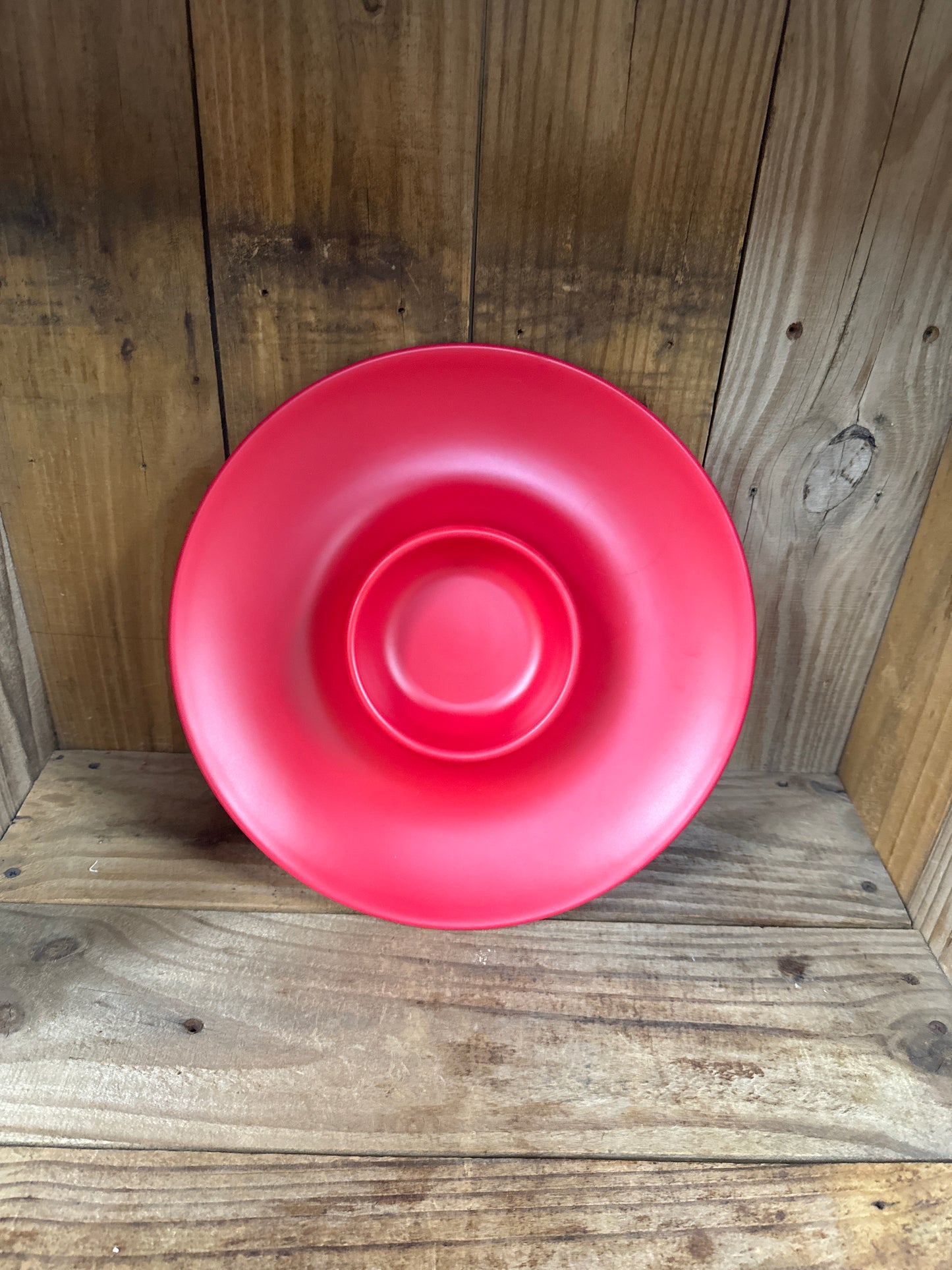 Chip & Dip Platter NOT Microwave or Dishwasher Safe