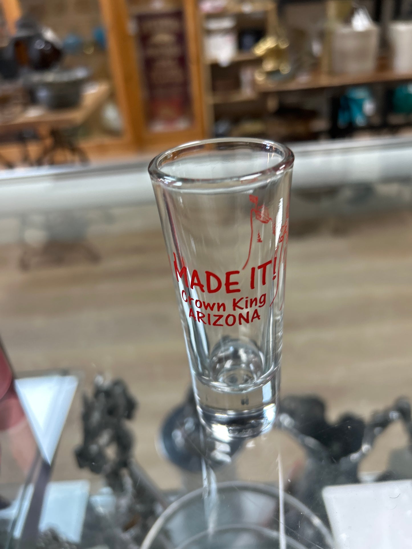 Crown King Arizona shot glass