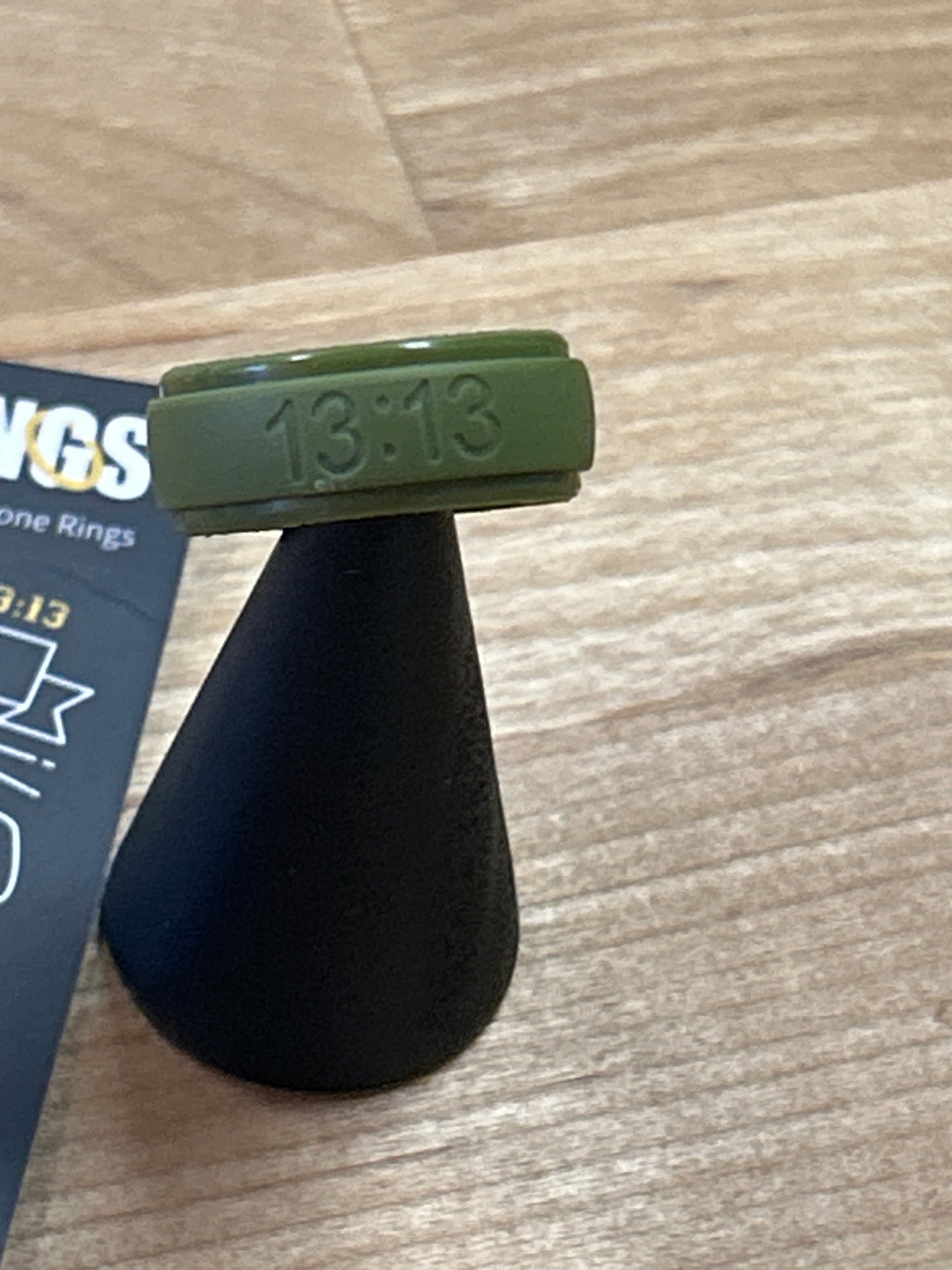 Faith ring Corinthians 13-13 Size 9 Silicone