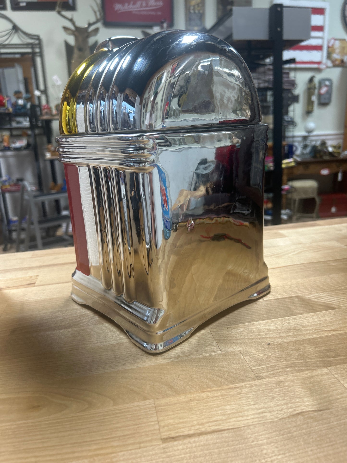 Vintage Gibson 2002 Coca Cola Coke Jukebox Cookie Jar preowned