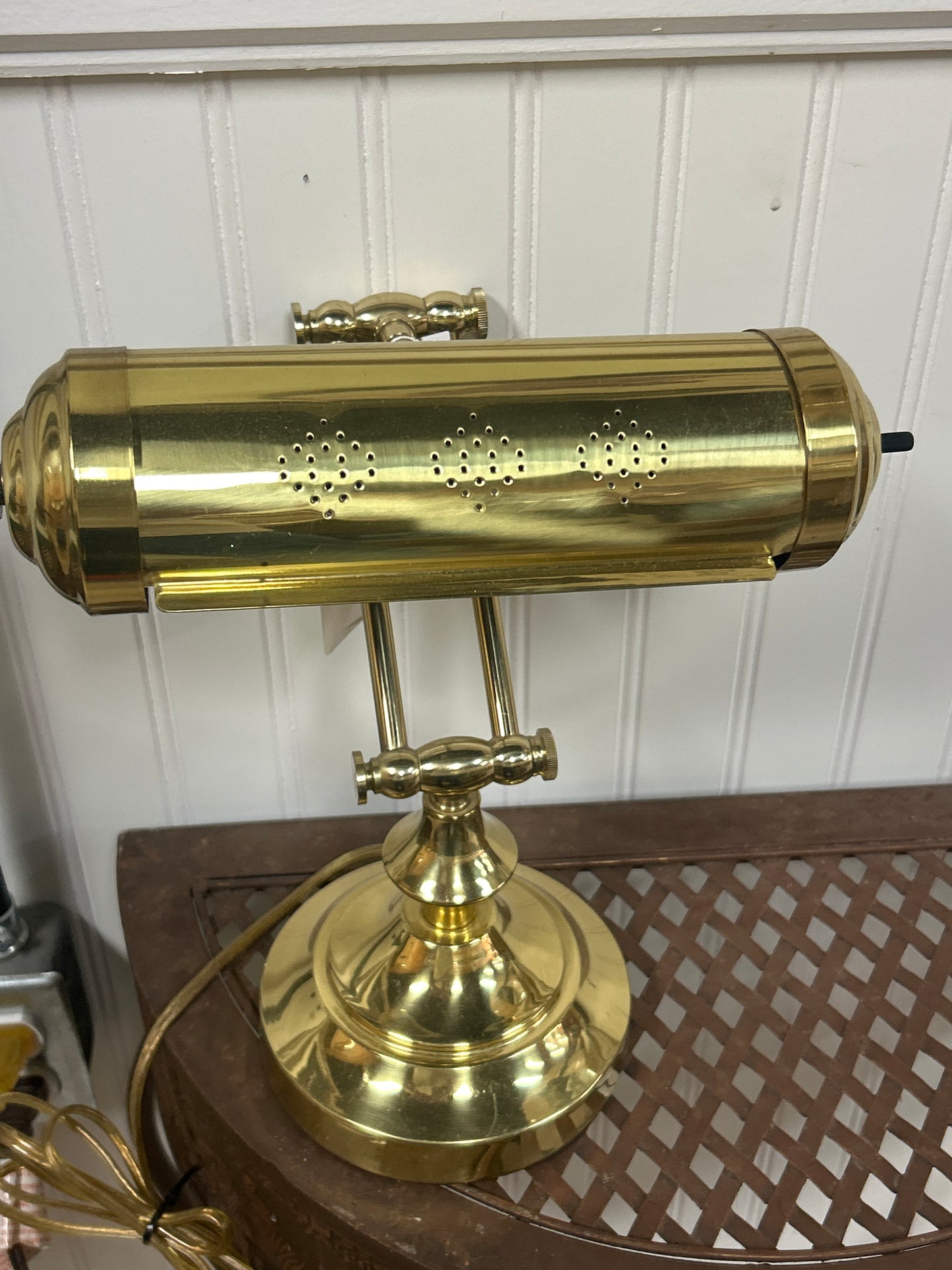 Vintage Brass Desk Lamp