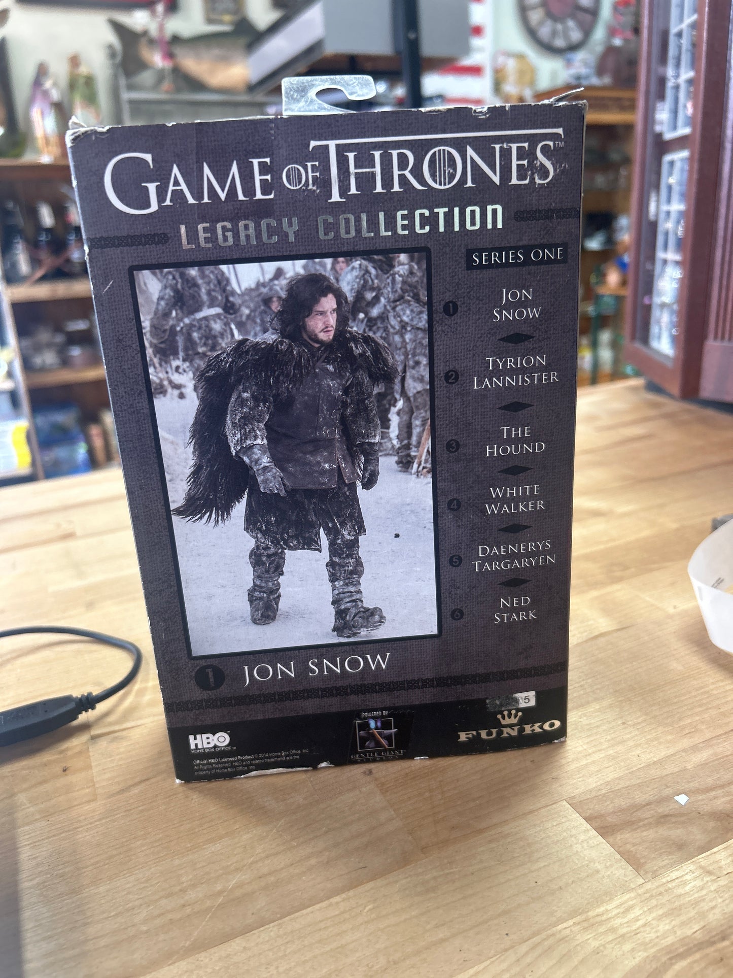 Game of Thrones Legacy Collection #1 Jon Snow Funko Action Figure NEW & SEALED but box is a little rough