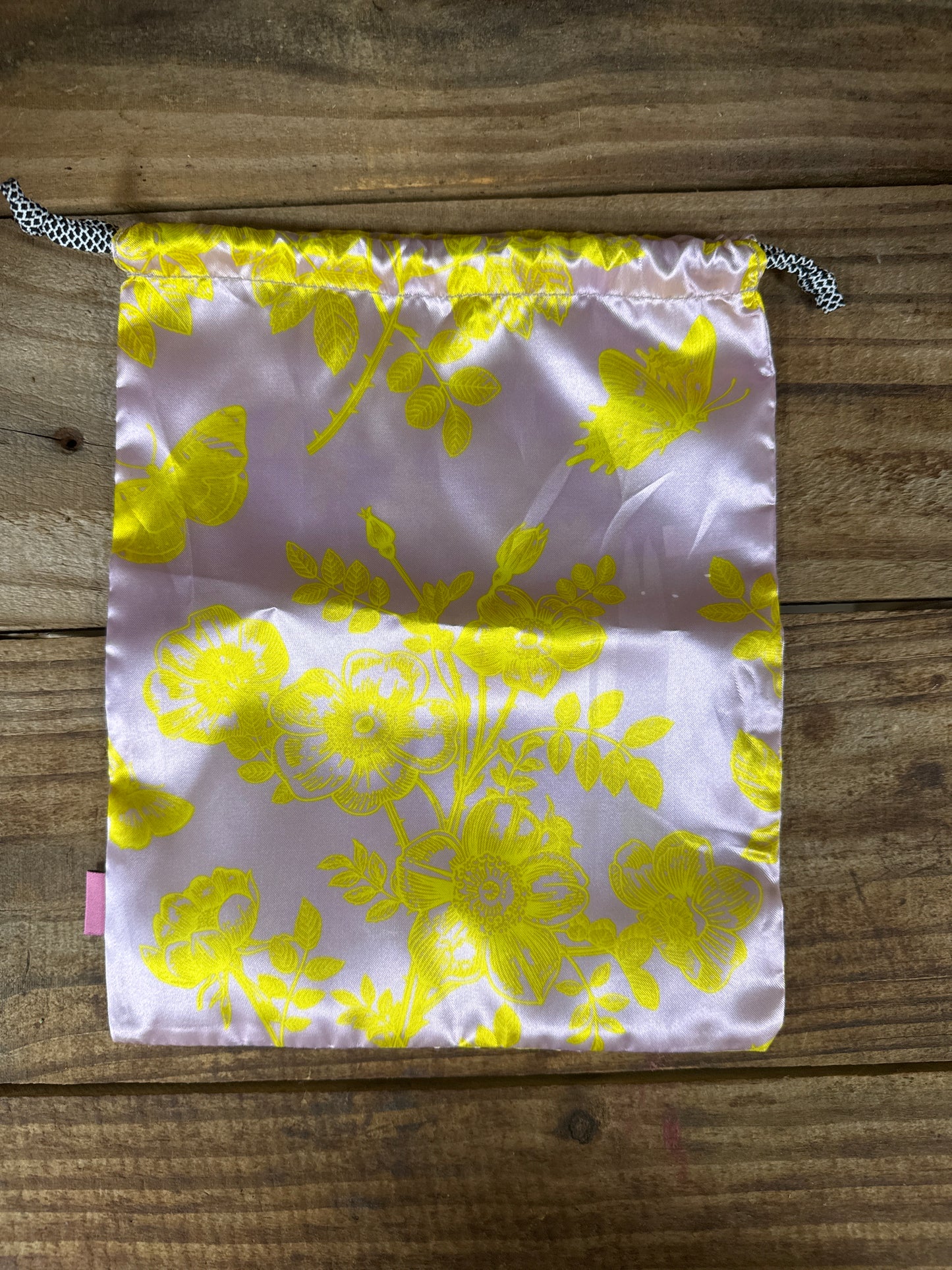 Ipsy Makeup Pouch Only Yellow Flowers
