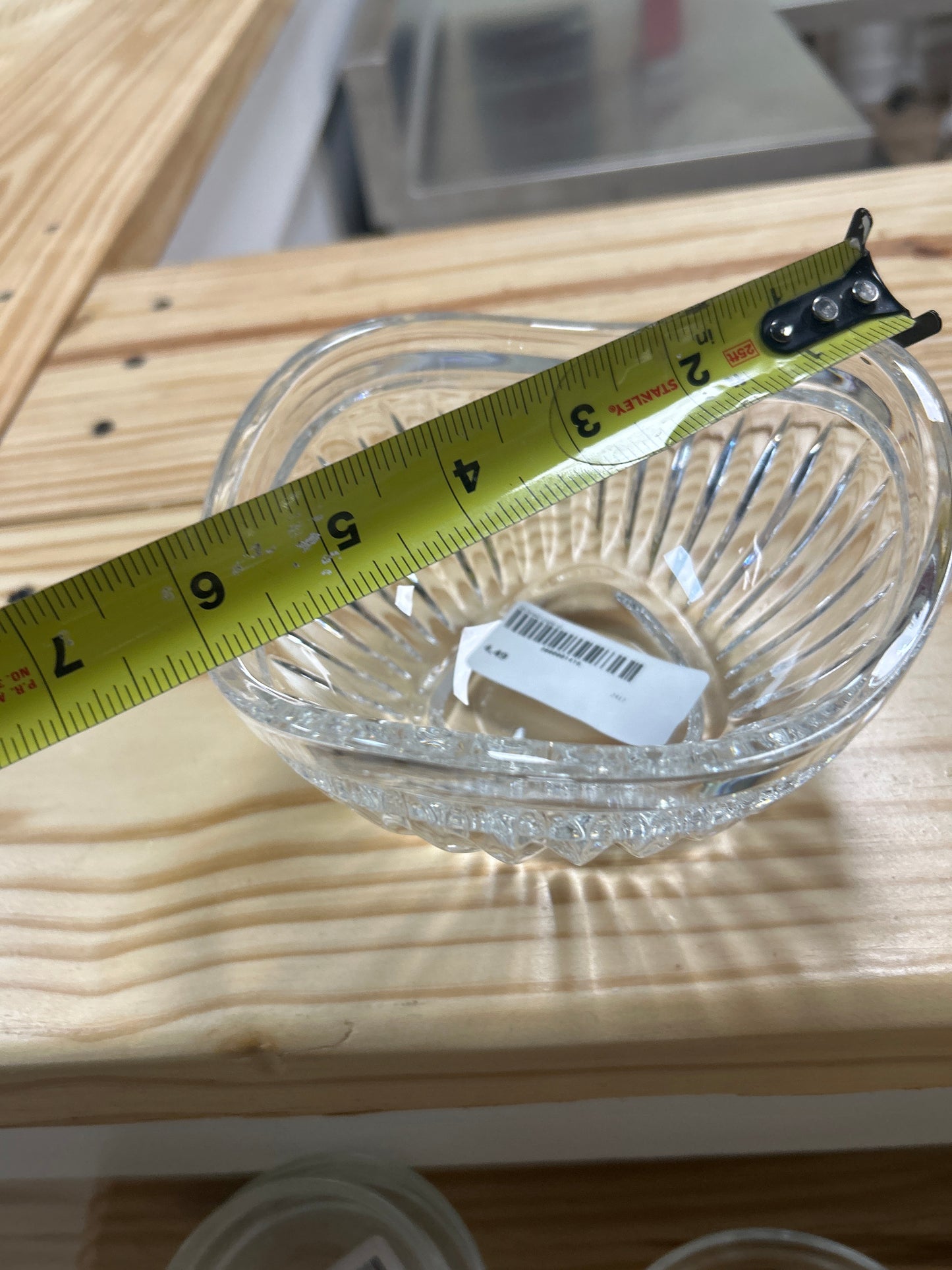 Glass bowl single nice rim shape