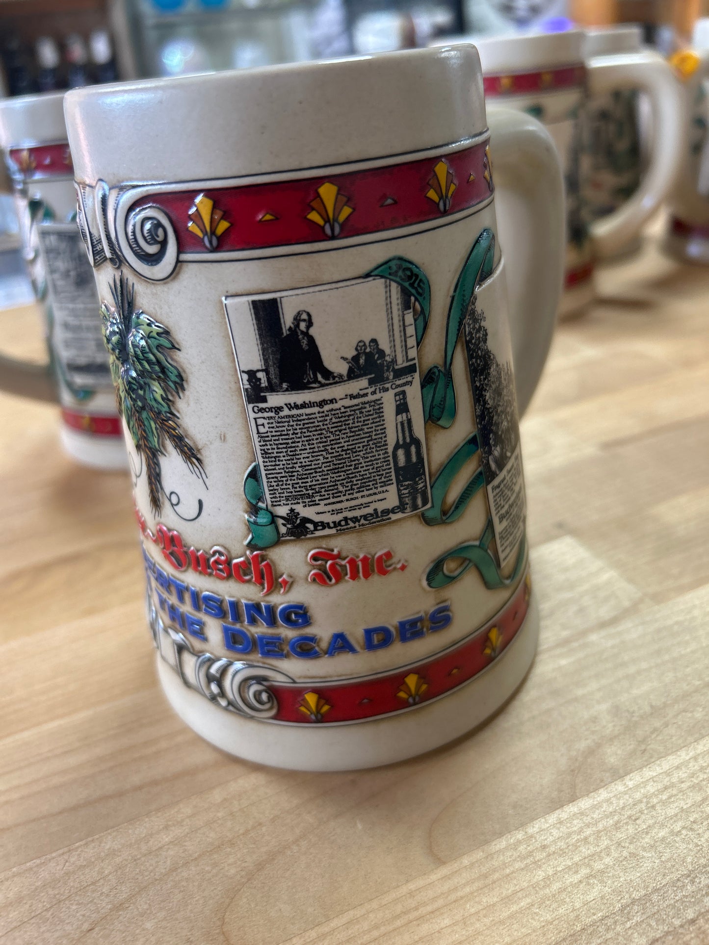 #0982 Vintage Anheuser Busch Budweiser 1994 Advertising Through the Decades Third in a Series