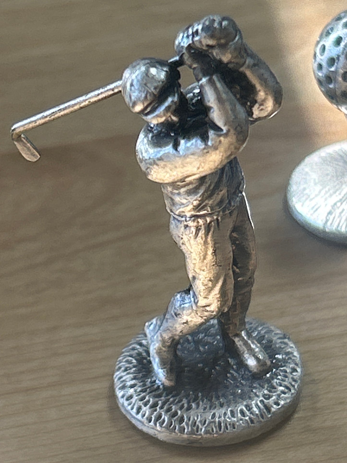 Pewter Golfer w/Ball Set 2” Golfer