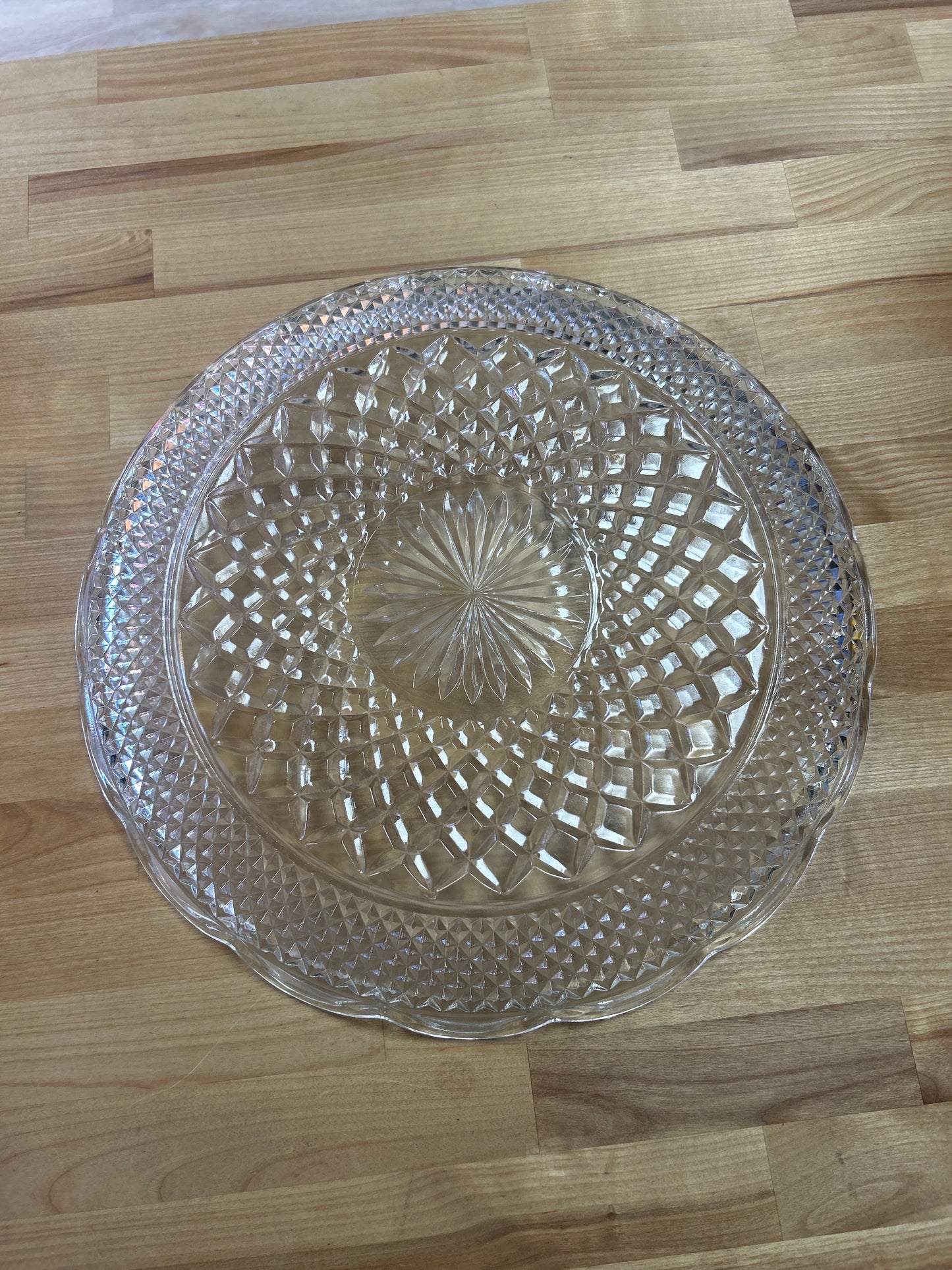 Anchor Hocking Wexford serving platter 14” (804B)