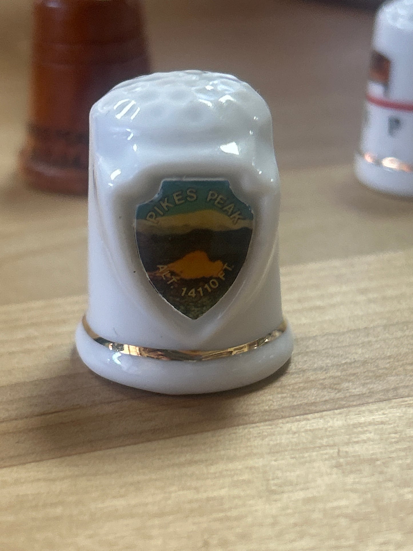 3 Vintage Pikes Peak Thimbles