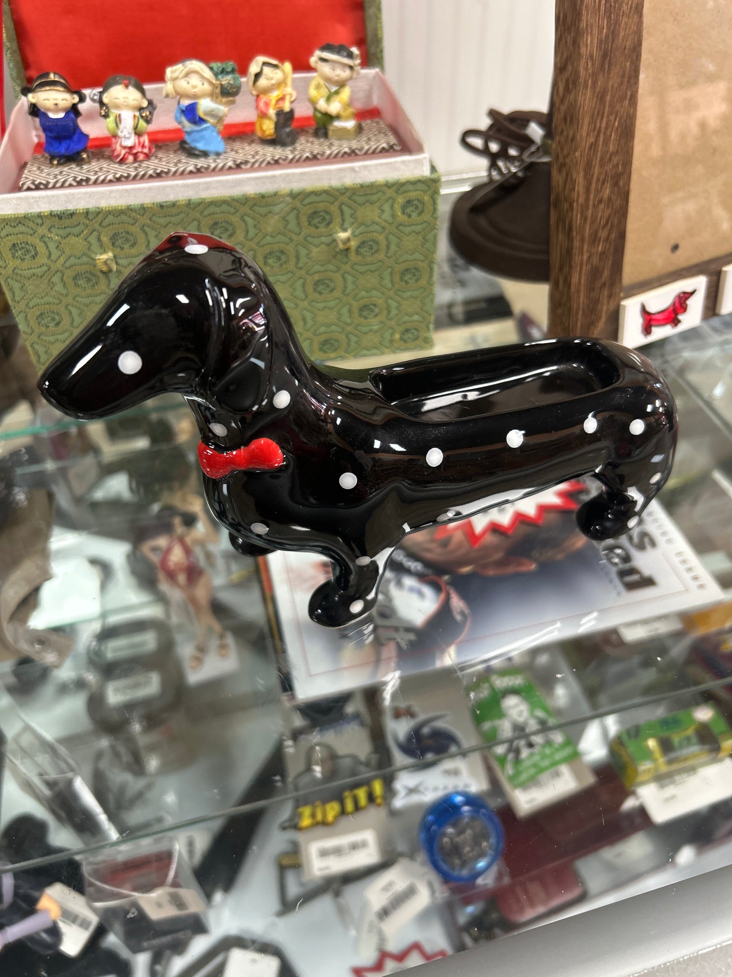 Dachshund trinket dish