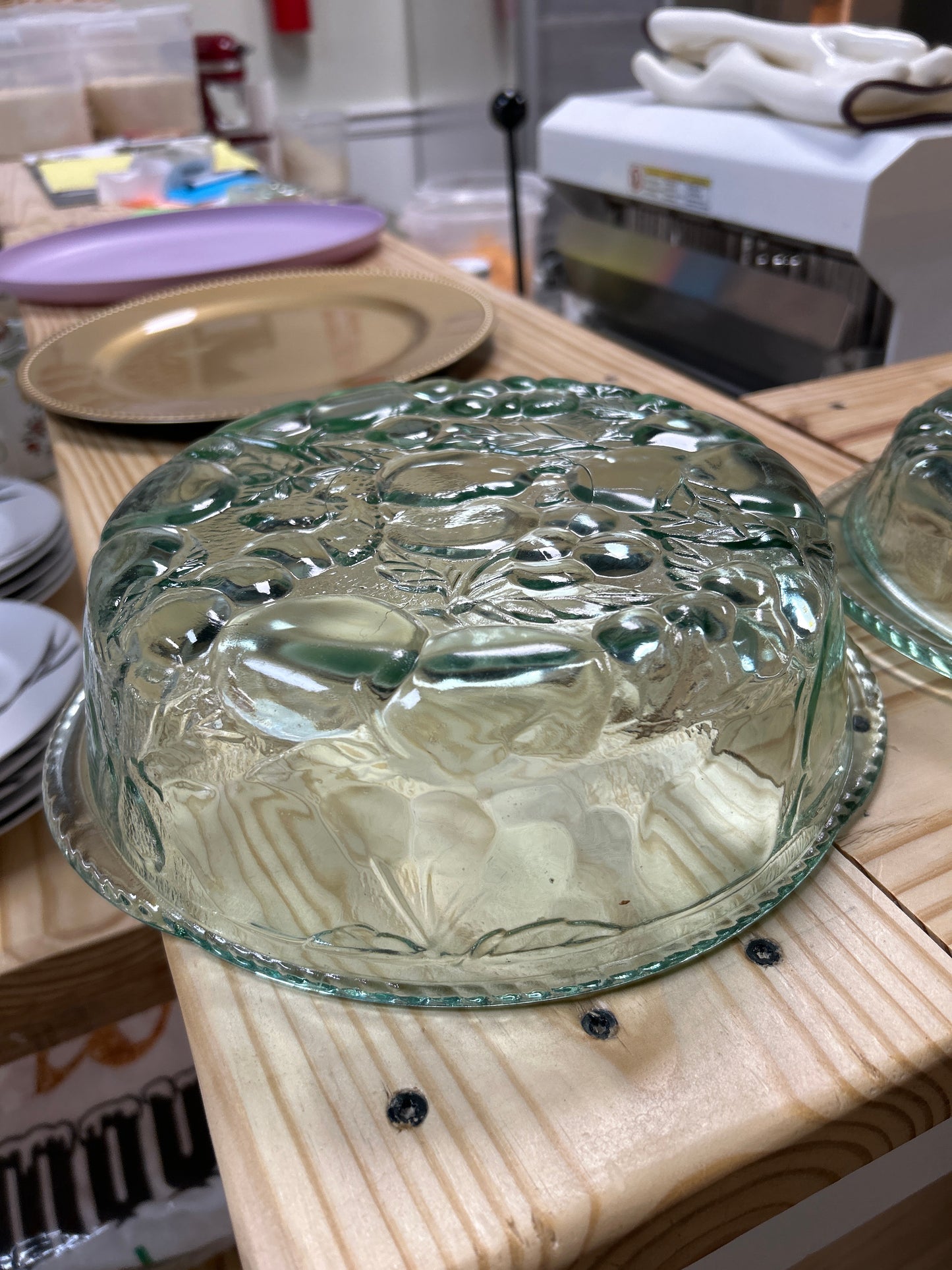 Orchard Green Glass Dish