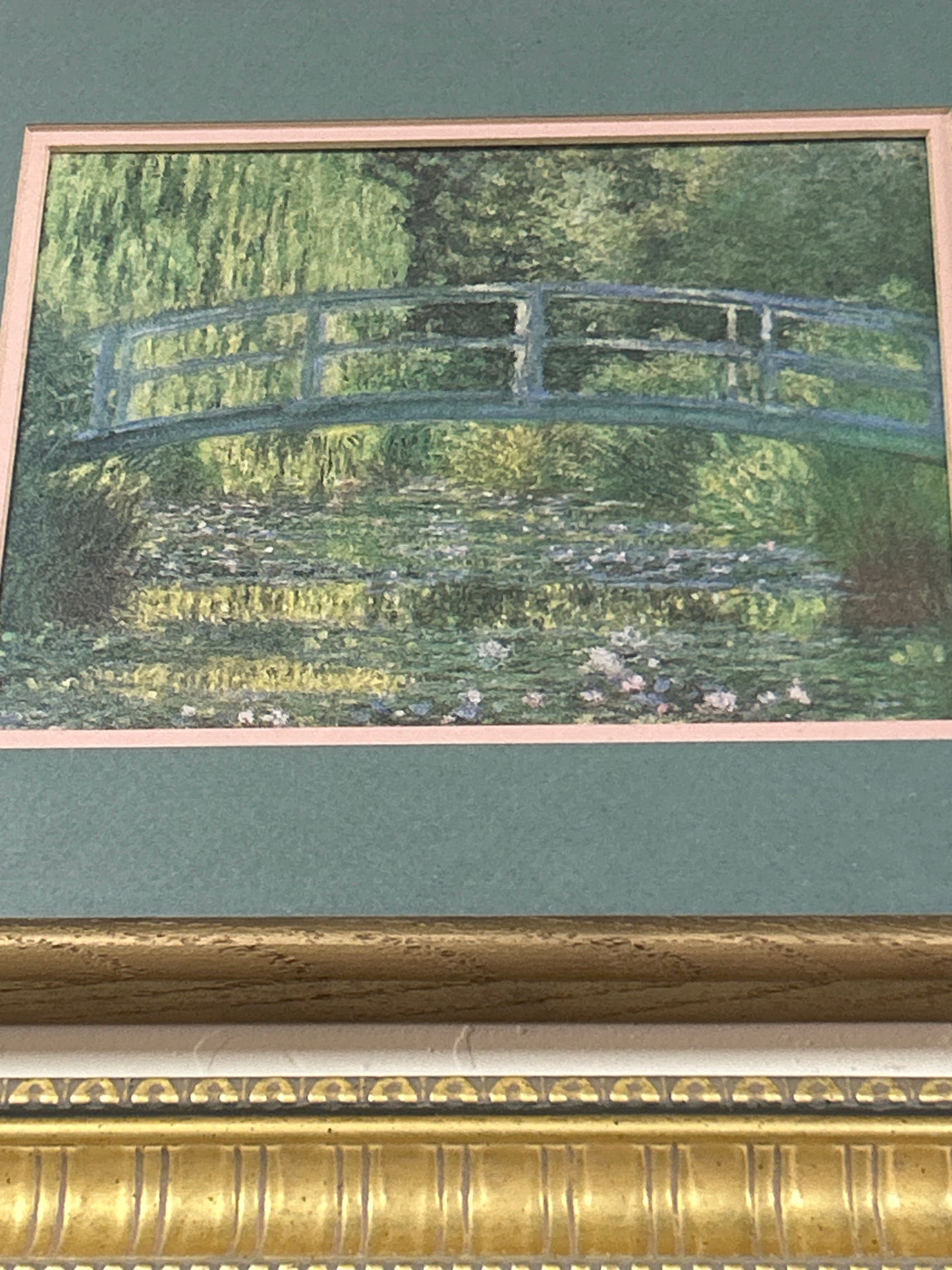 “Water Lilies" by Monet Framed and matted print