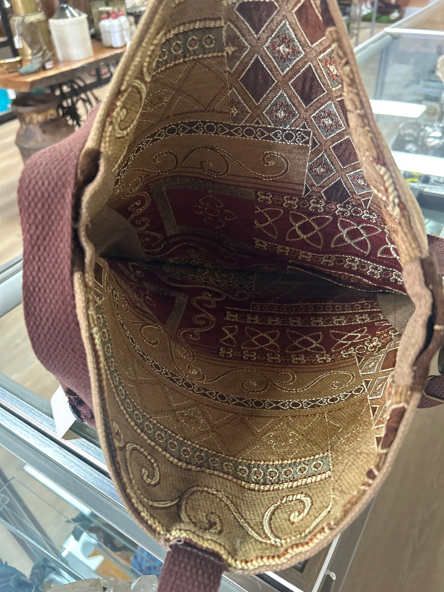 Brown Bag w/ Strap (heavier material
