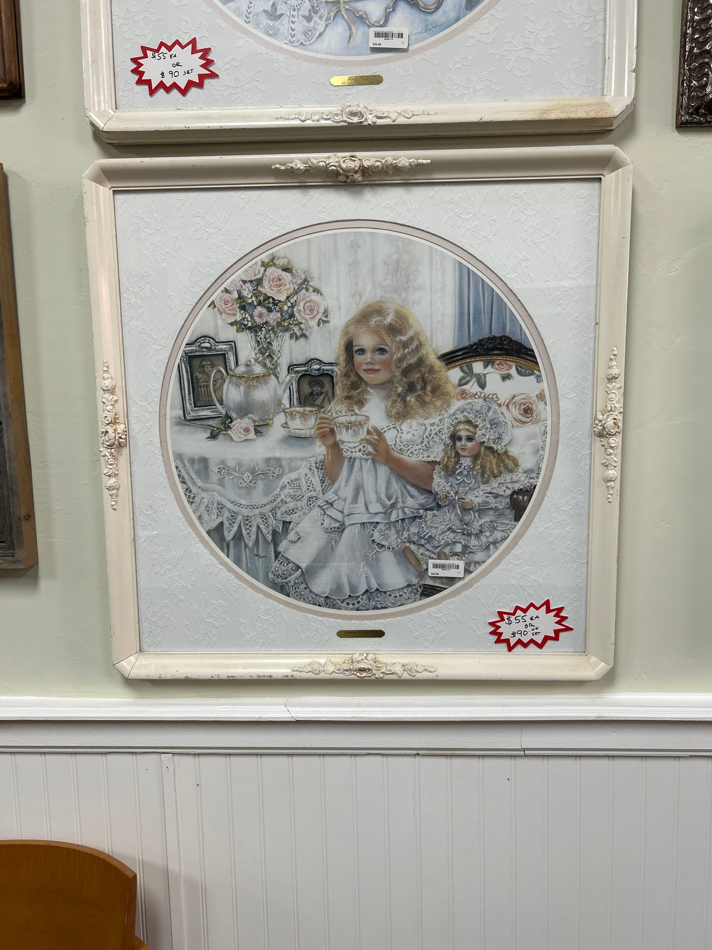 Victoria's Tea Party (Corinne Layton) signed 30x30”