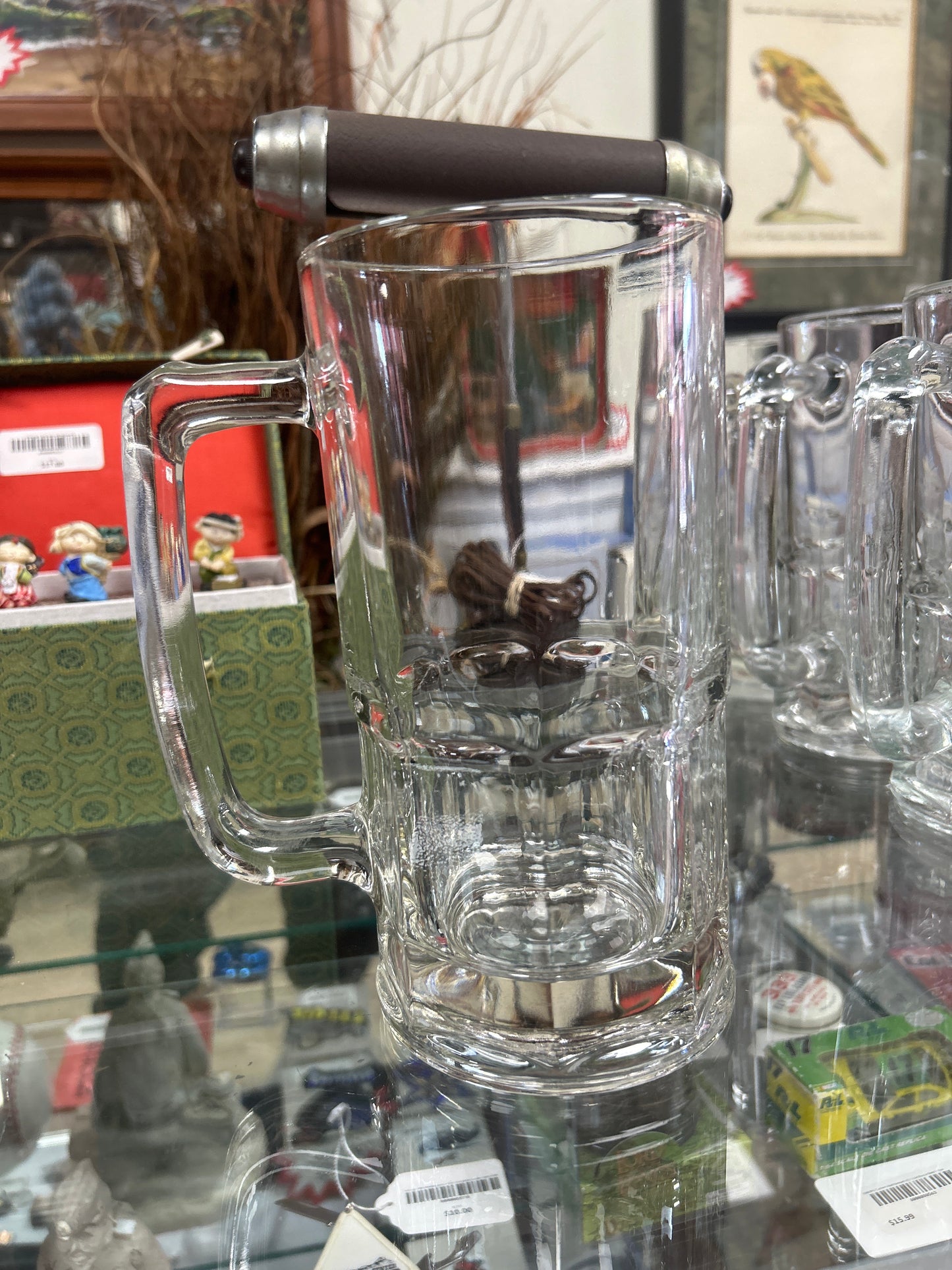 Vintage Anchor Hocking 34 oz "Gusto" Glass Beer Mug