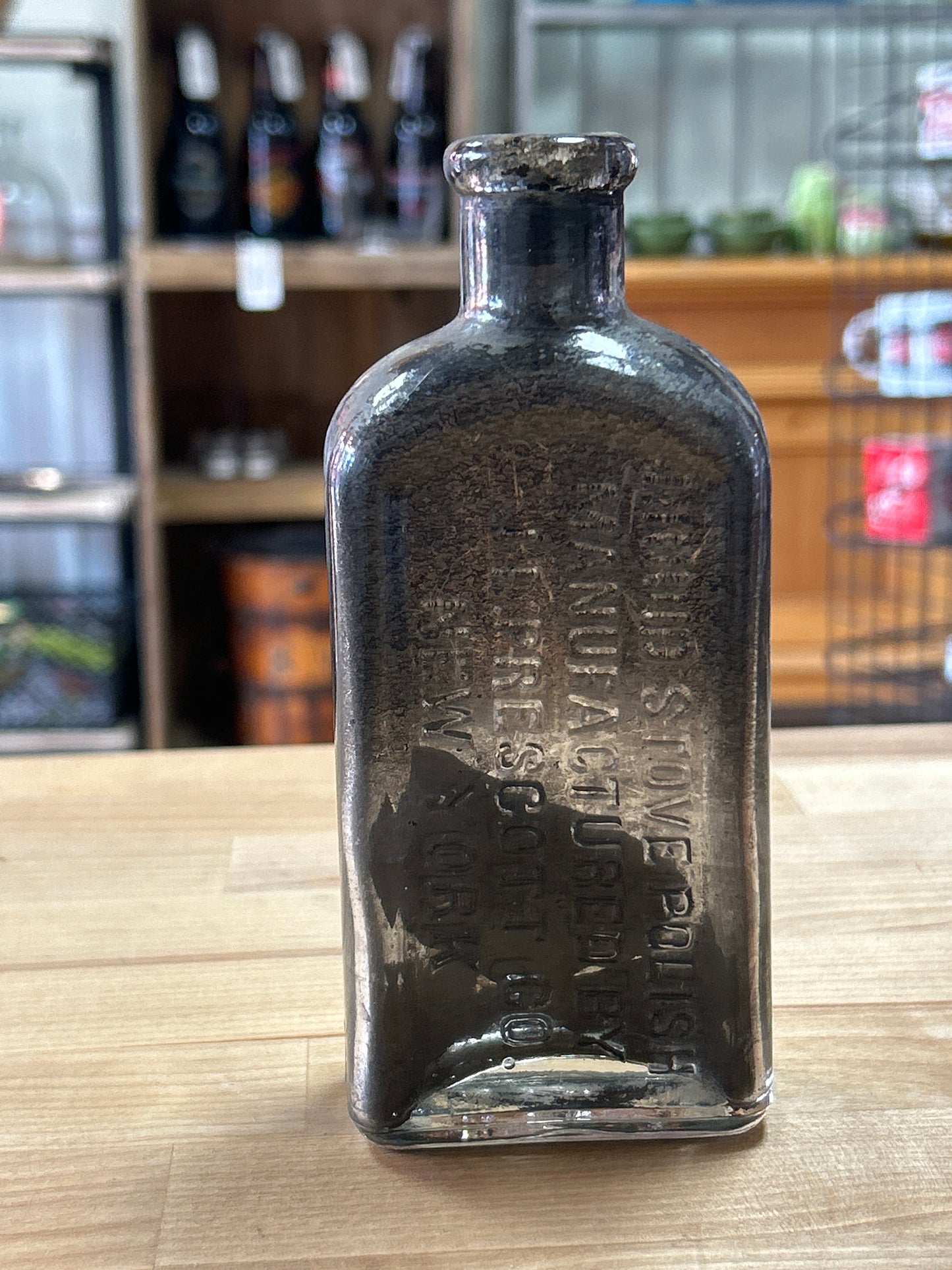 Vintage JL Prescott Liquid Stove Polish