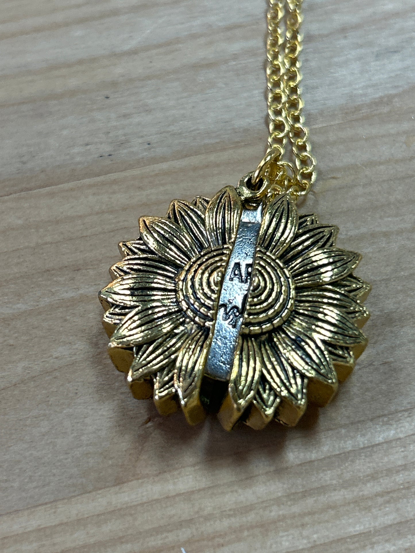 You Are My Sunshine locket and necklace