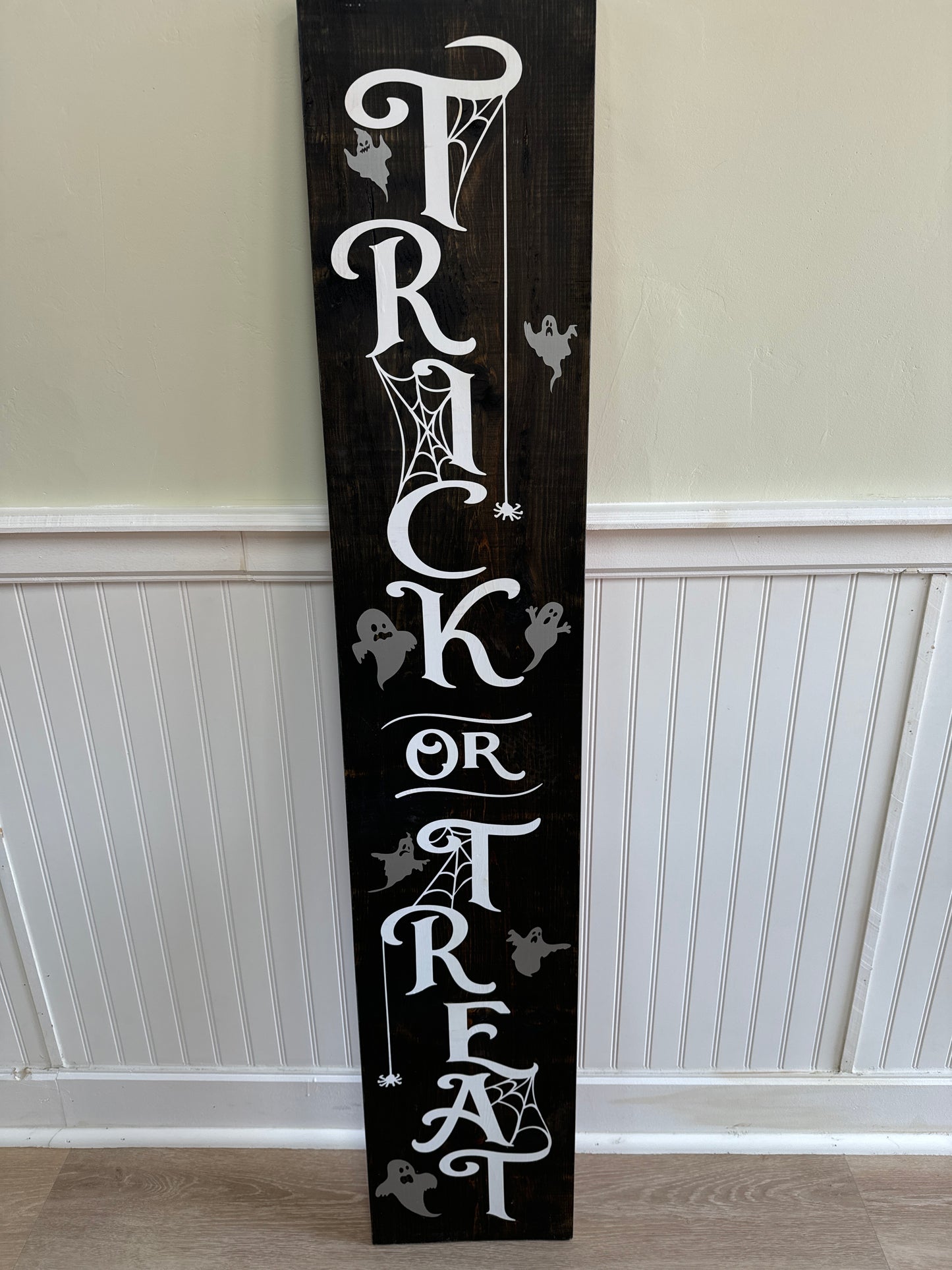 2-Sided Holiday Sign Merry Christmas/Trick or Treat