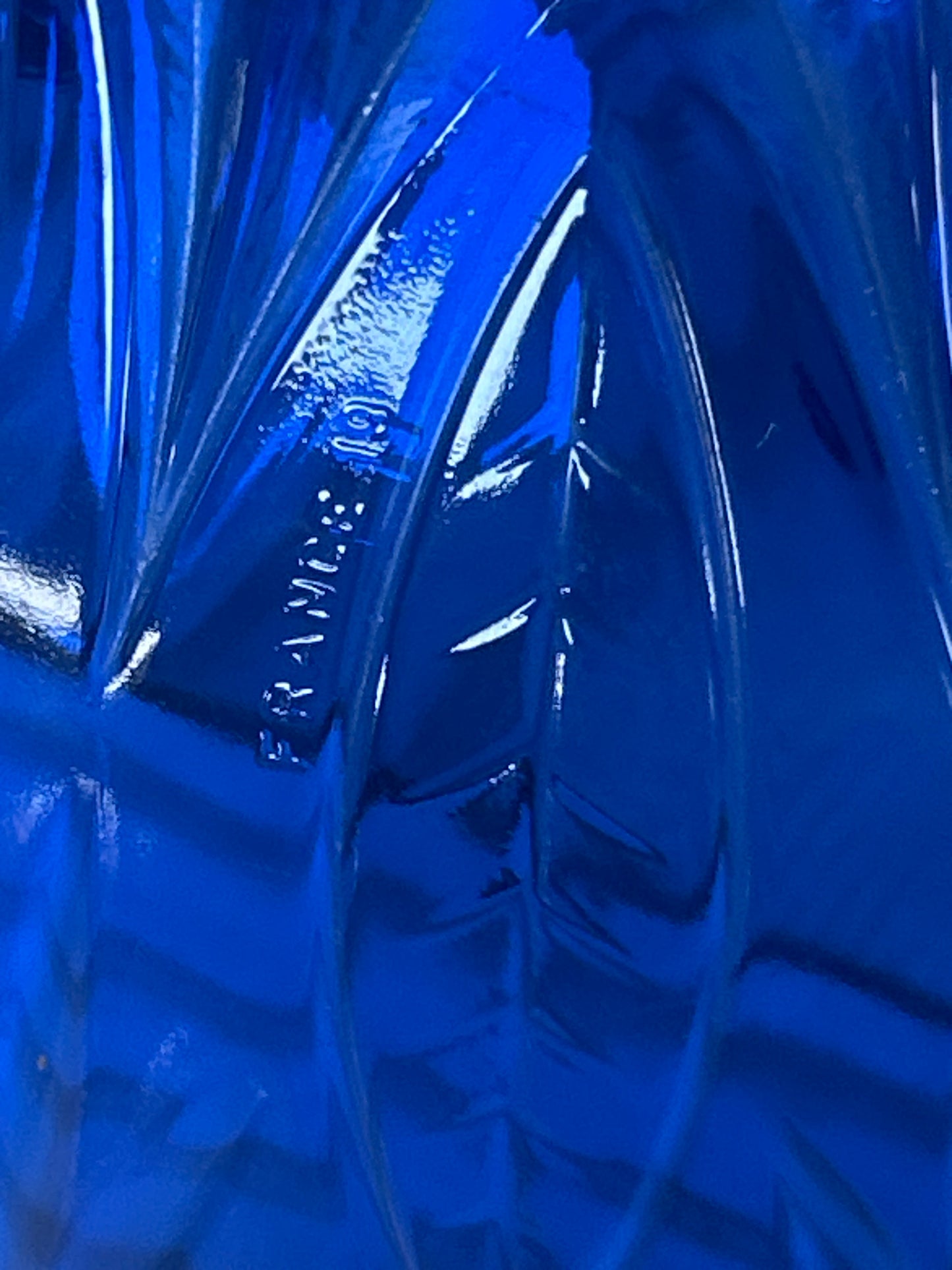 Vintage Avon Royal Sapphire Cobalt Blue Glass Serving/Salad Bowl 9"