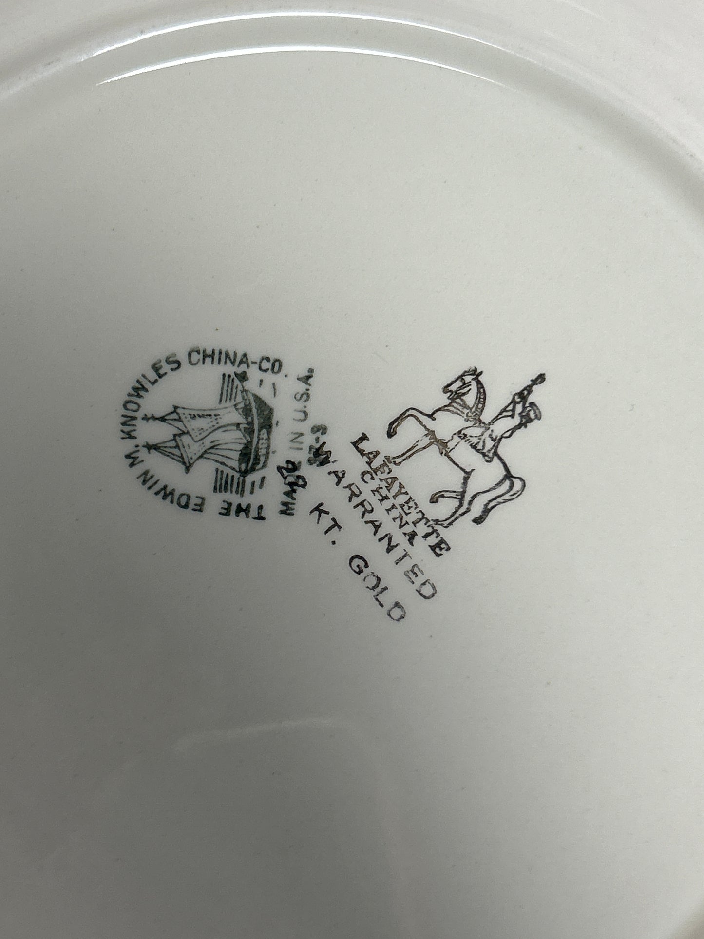 22k Plated Dinner Plates (set of 12)