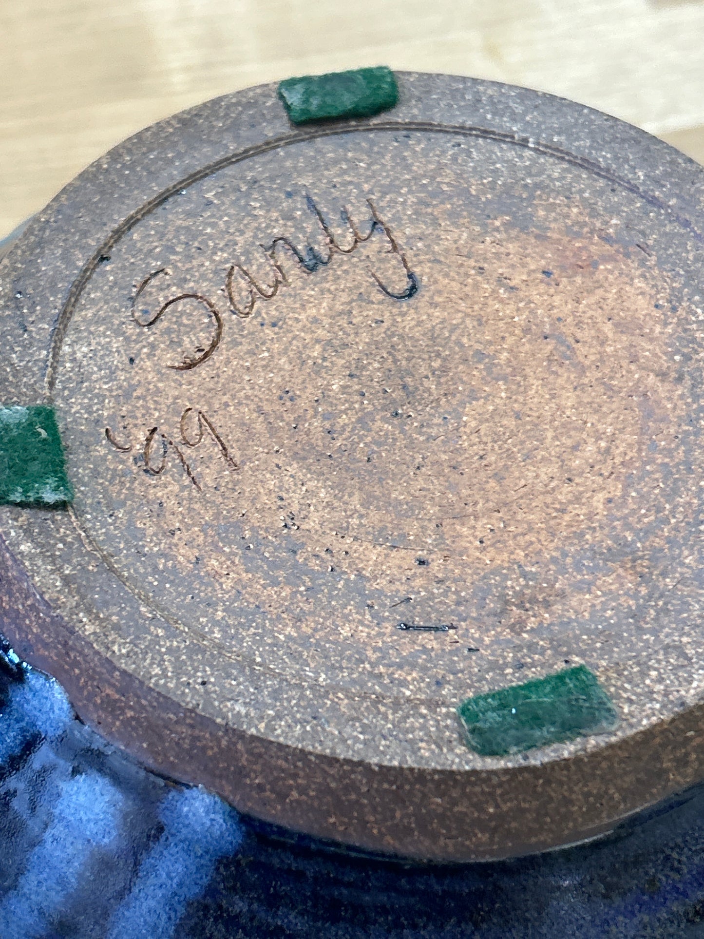 Vintage Bowl Signed bottom Sandy 99’