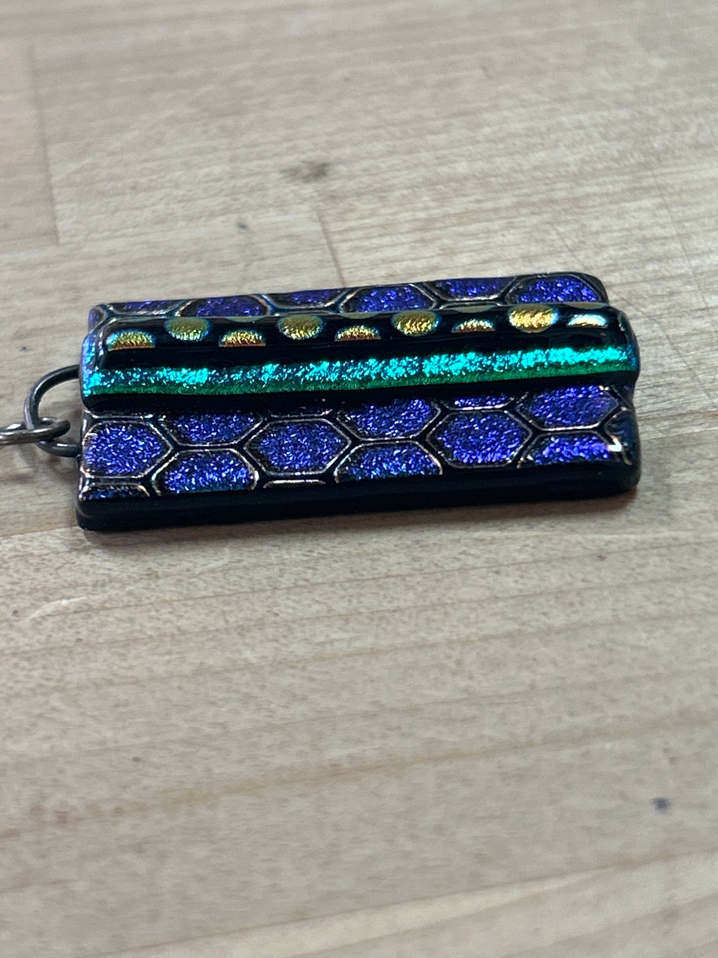 Glass Pendant Blue Unique (preowned)