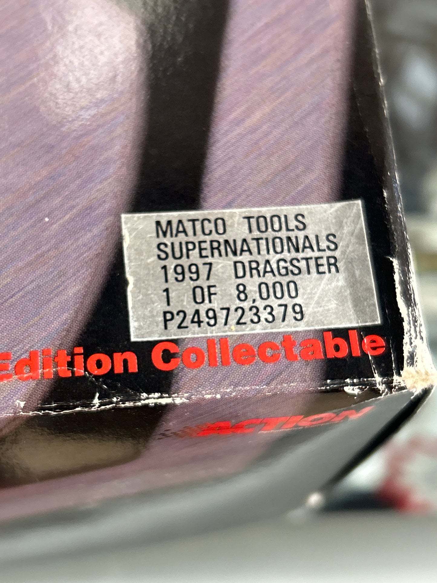 Matco Tools Super Nationals 1997 diecast dragster 1/24 scale