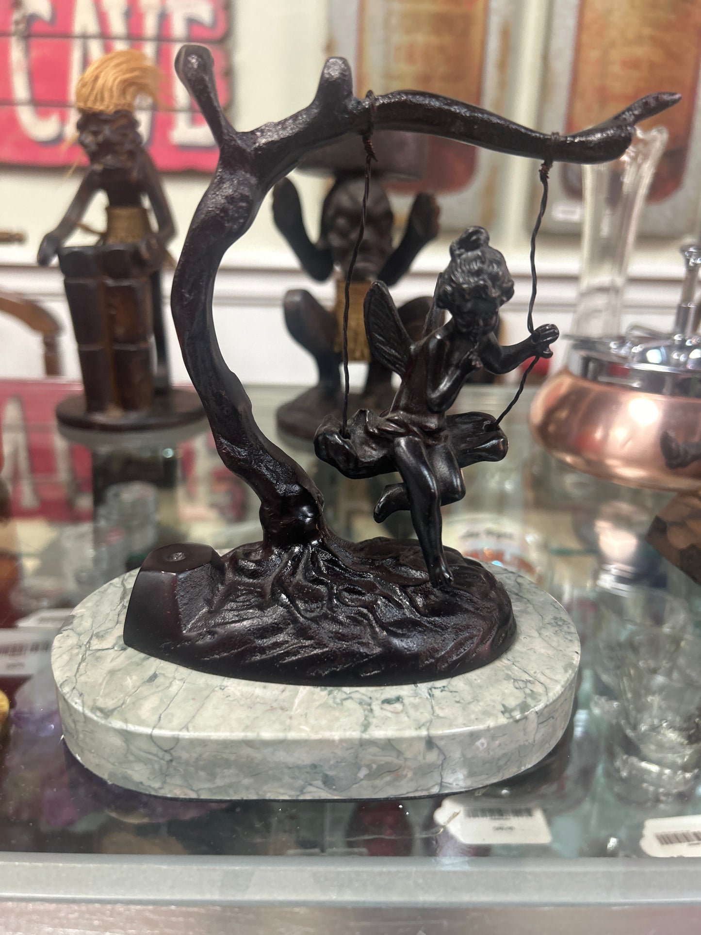 vintage Auguste Moreau style sculpture