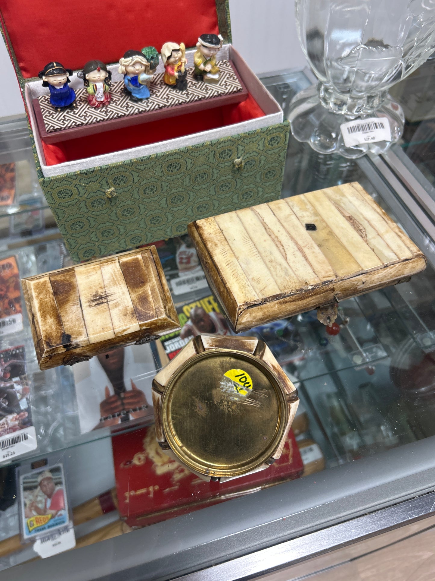 Vintage Camel Bone Box Set (3)