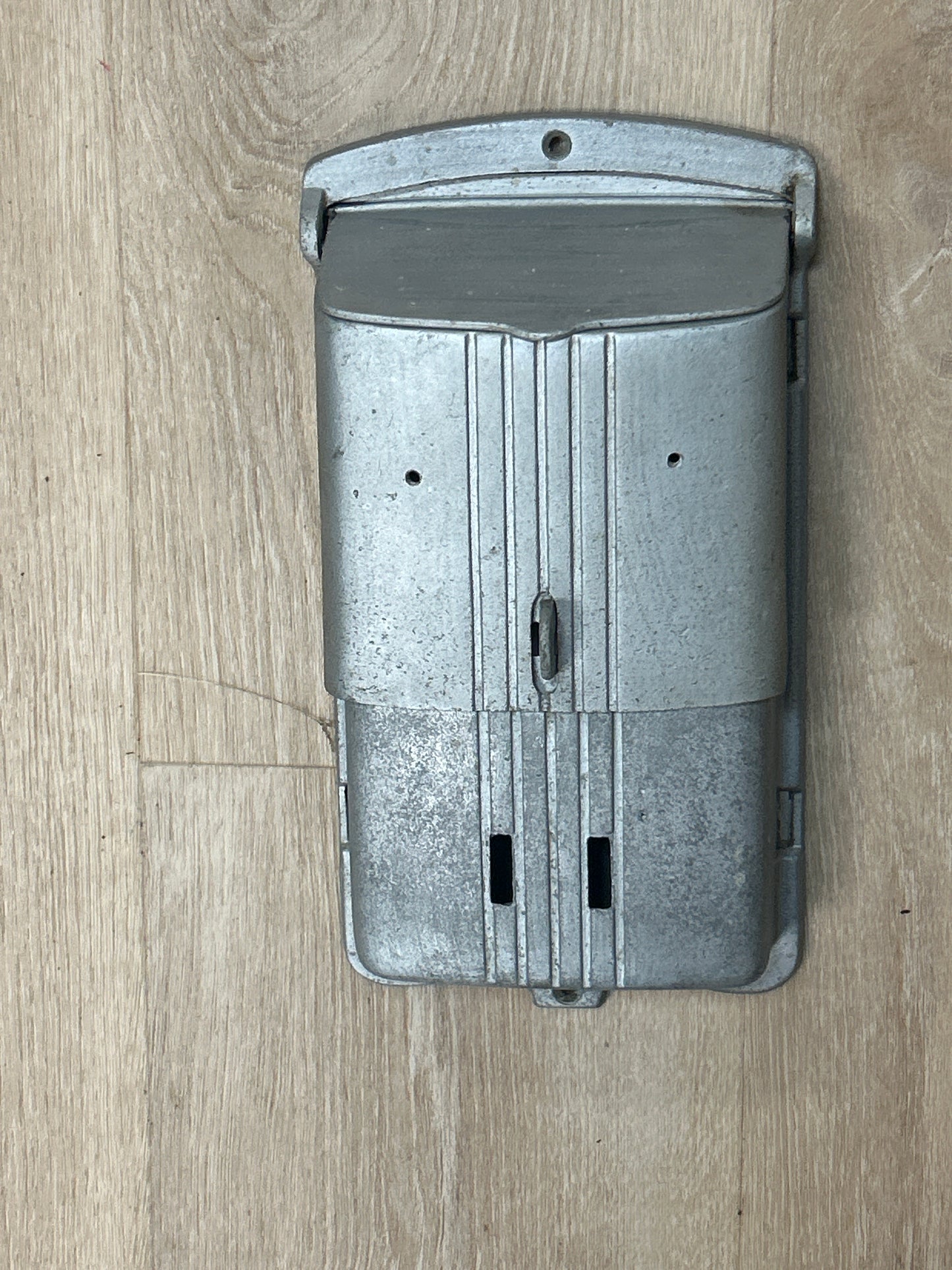 Vintage Slotted Aluminum Wall Mailbox