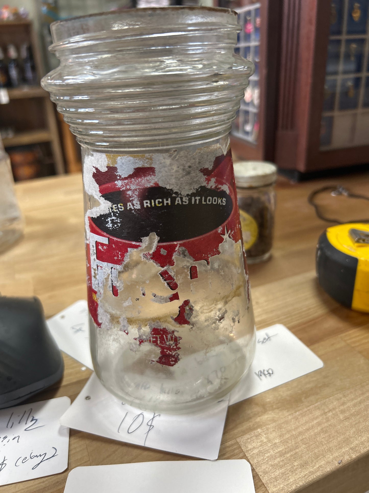 Vintage Folger’s Jar