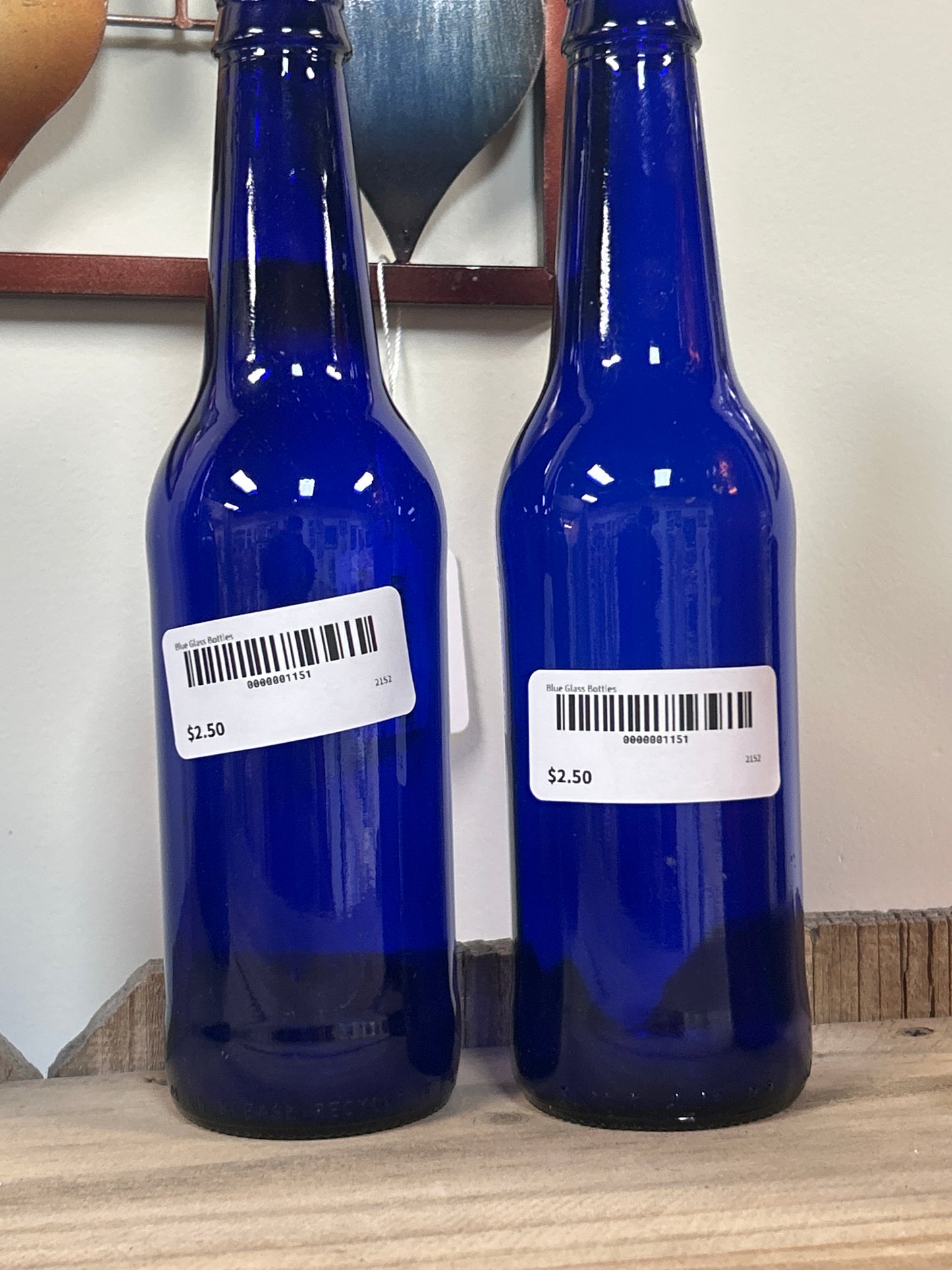 Blue Glass Bottles