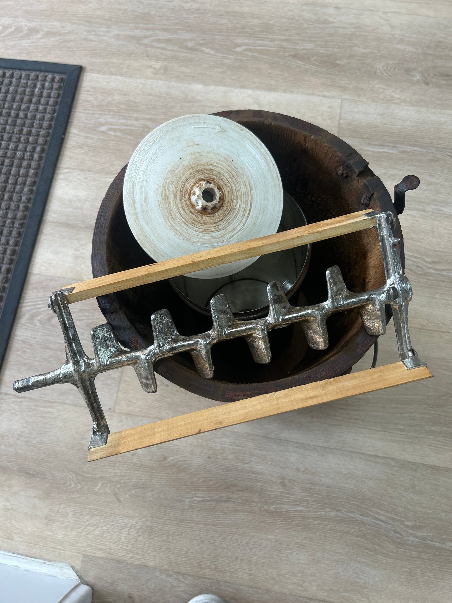 Vintage Frost King Ice Cream Maker (it’s all there but maybe just for decor) Displays beautifully.
