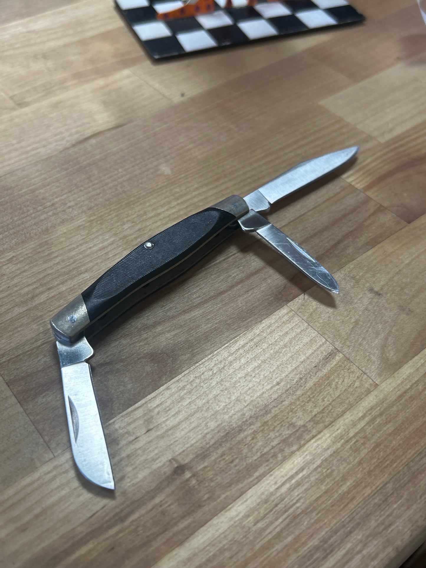 Vintage Buck 303 USA 3-Blade Folding Knife (used)