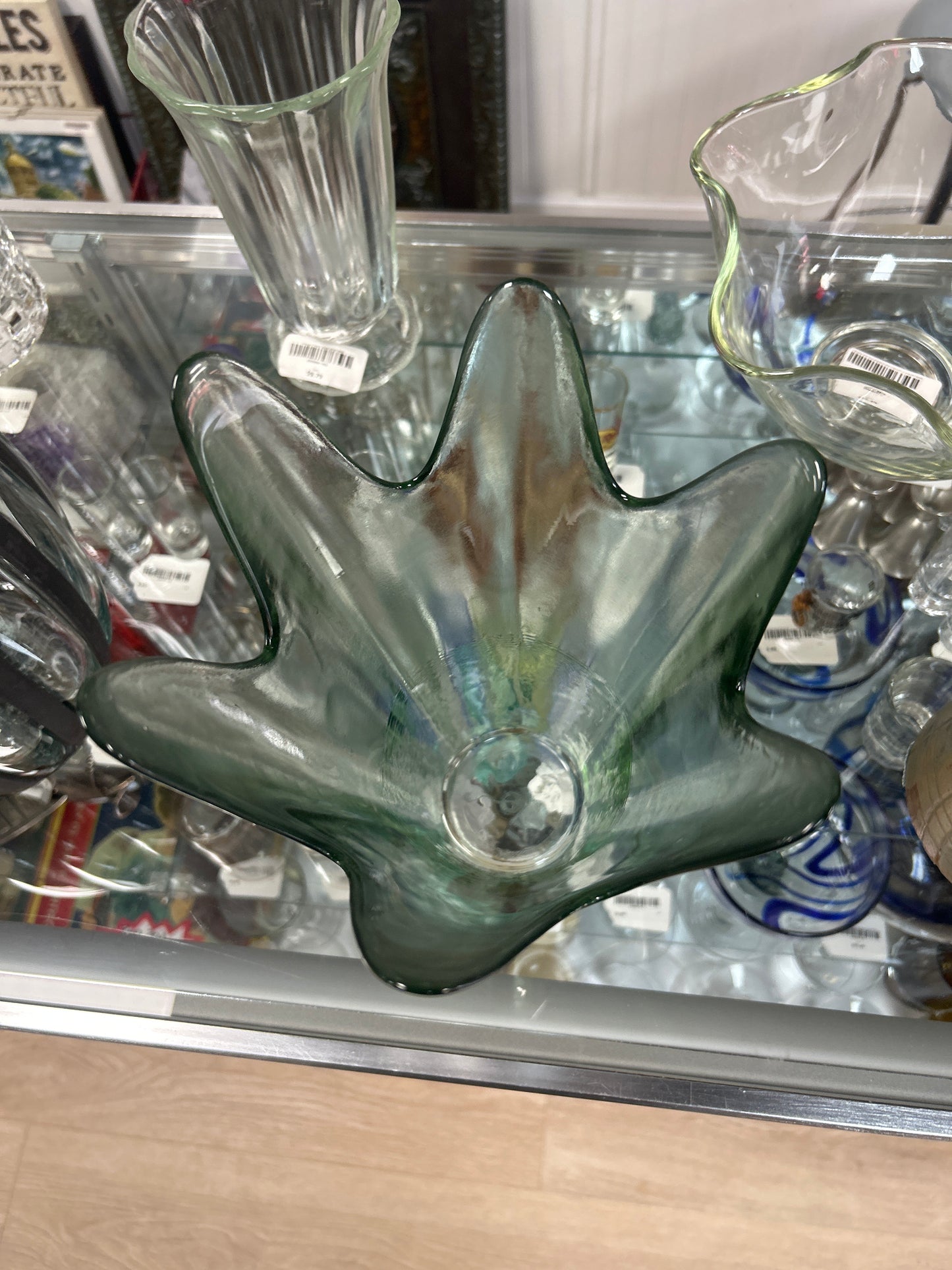 Glass Vase (different) 10.5”