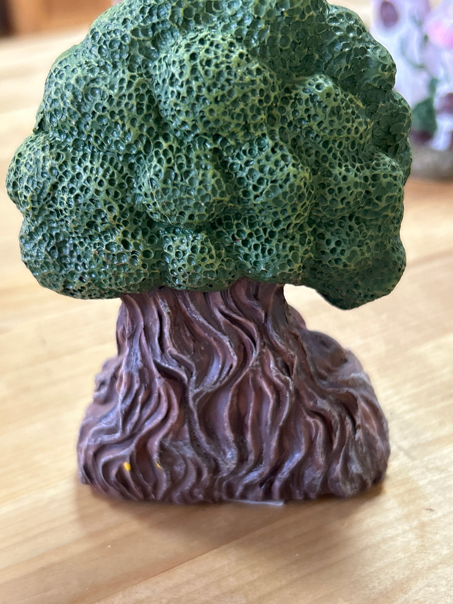 Fairy Garden Mushroom Forest Figurine (happy tree w/ vines)