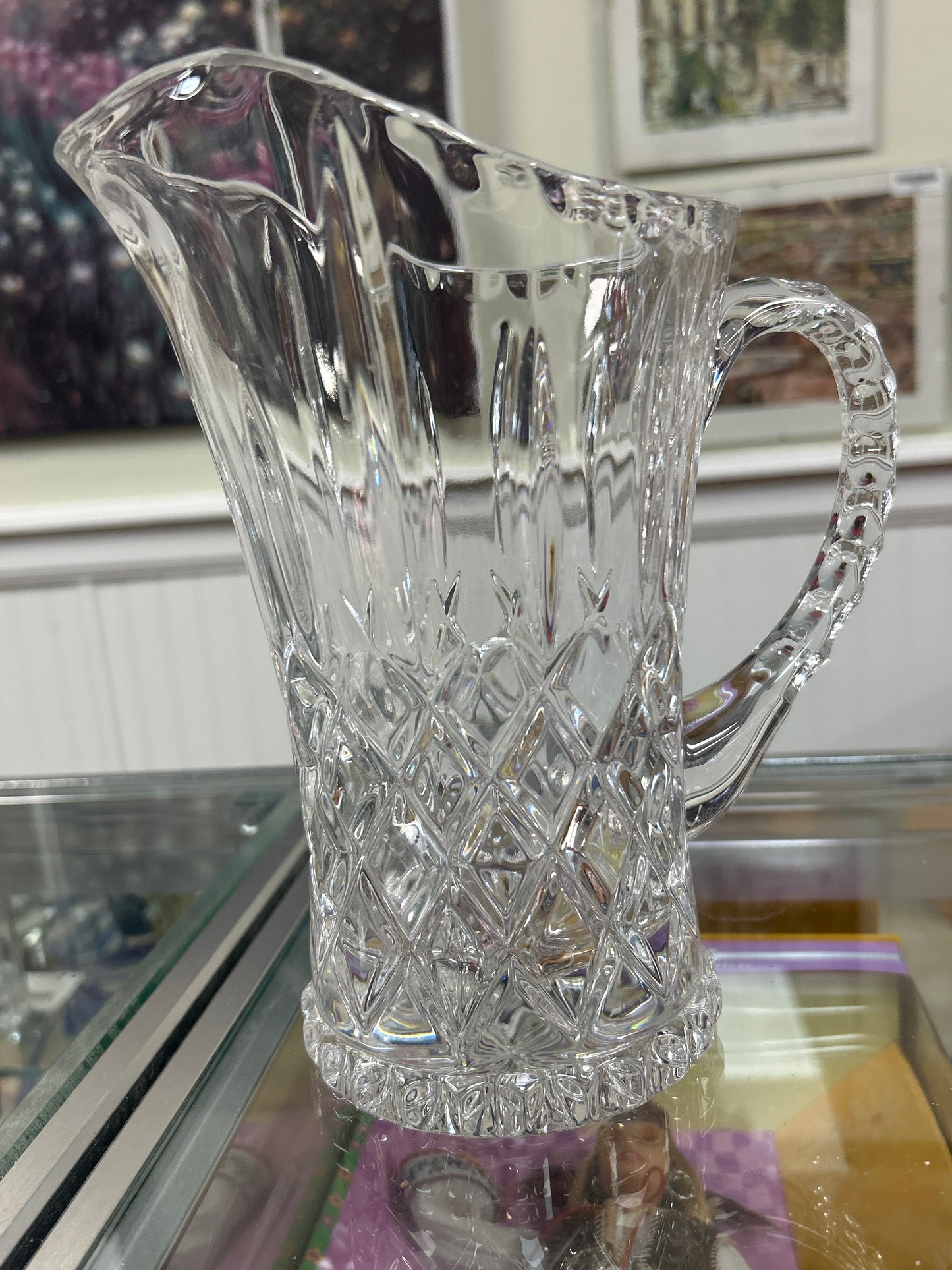 King Edward Gorham Crystal Pitcher