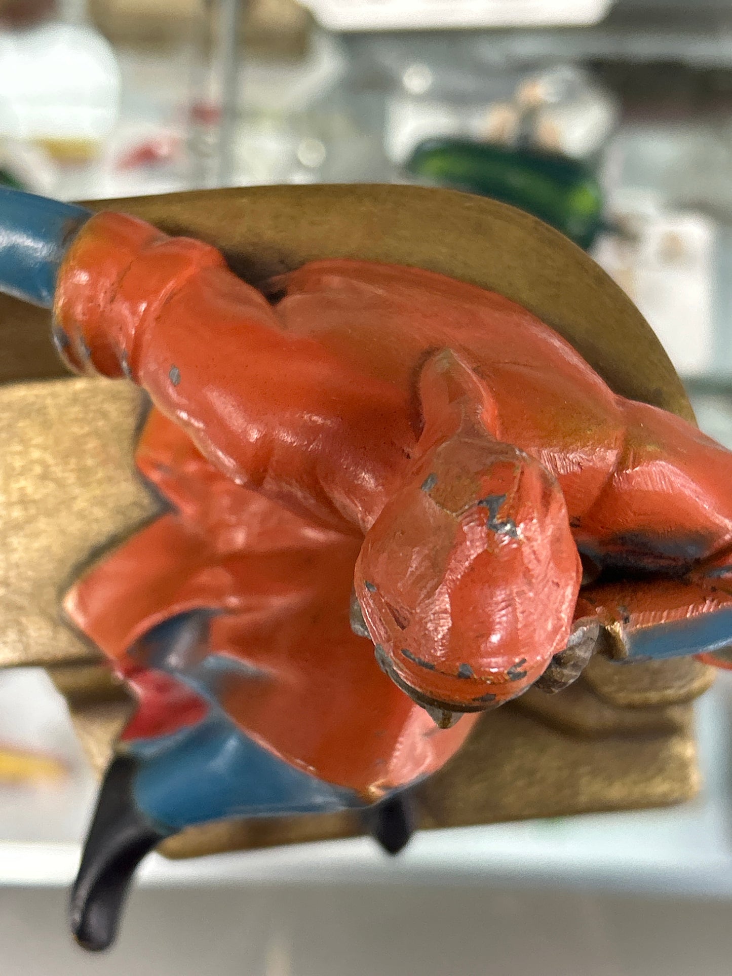 VINTAGE KRONHEIM OLDENBUSCH K&O MANTARANI'S DANTE METAL STAMPED BOOKEND
