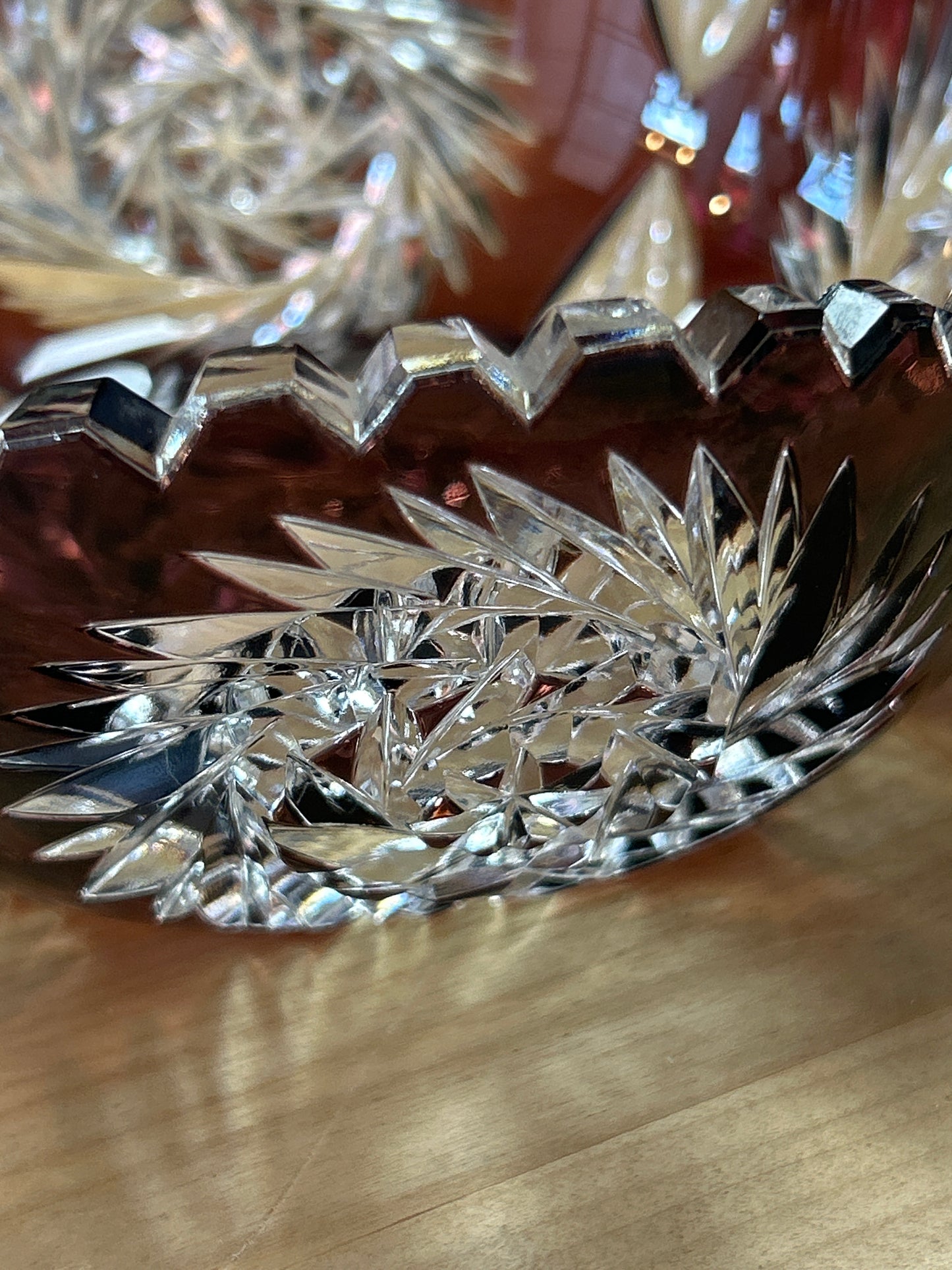 Vintage German H&K Hand Cut Crystal Bowl