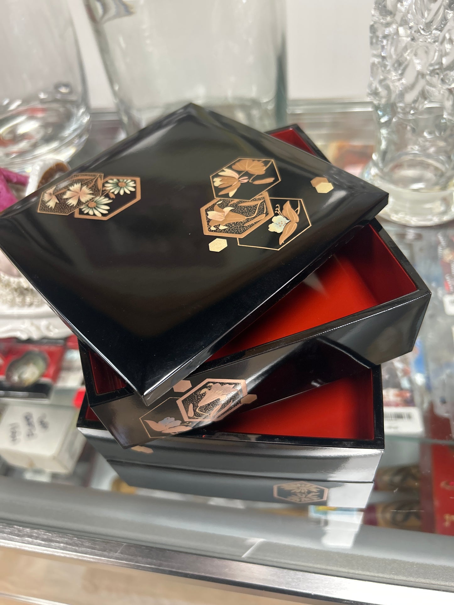 Vintage Stackable Keepsake Boxes