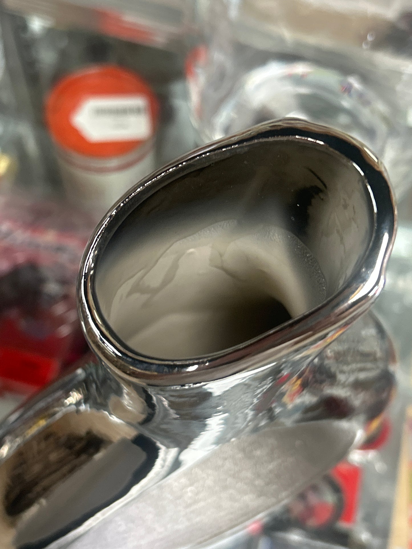 Chrome Colored Vase