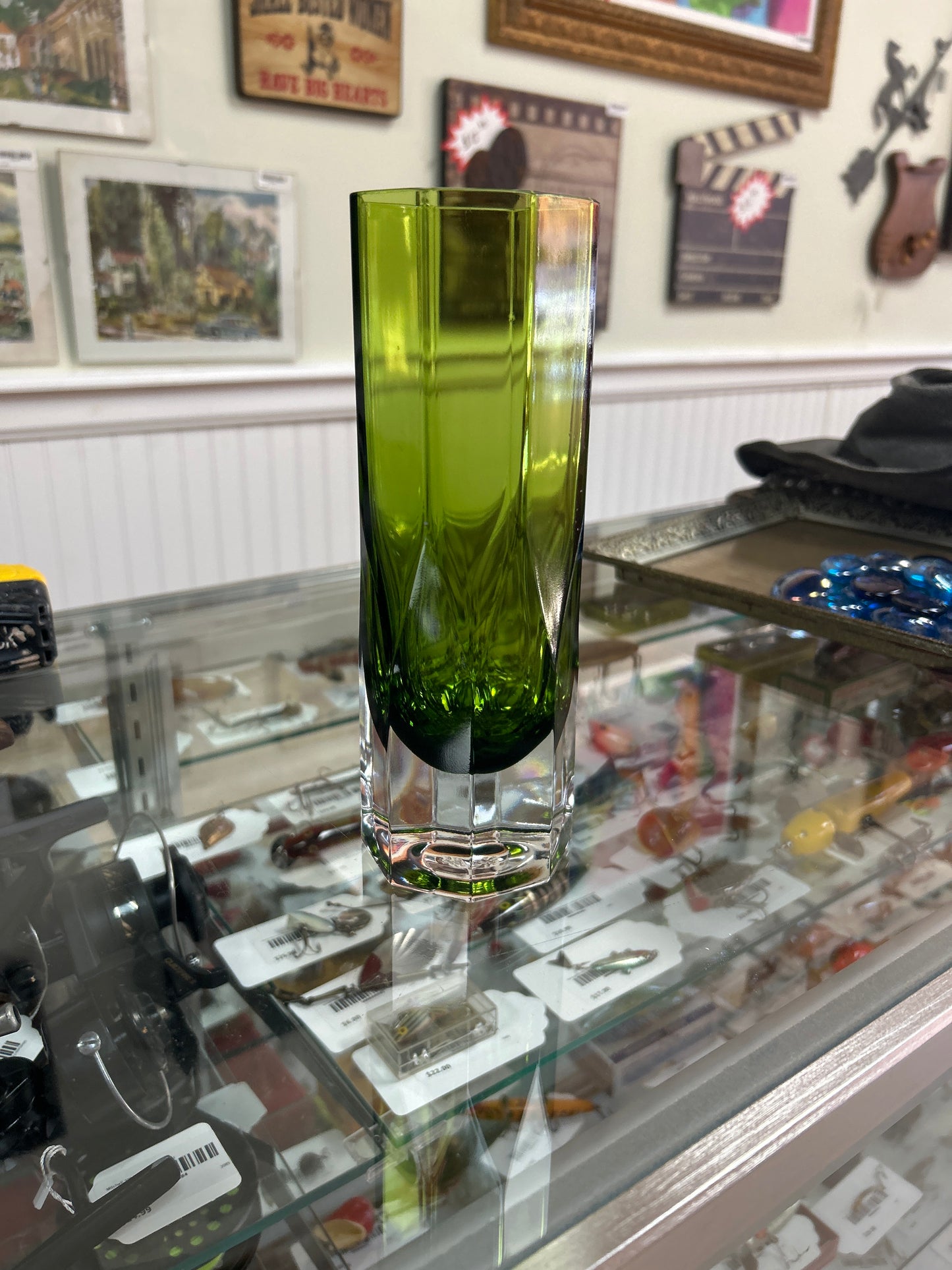 1960’s Vintage Gunnar Ander Lindshammer Octagon Vase