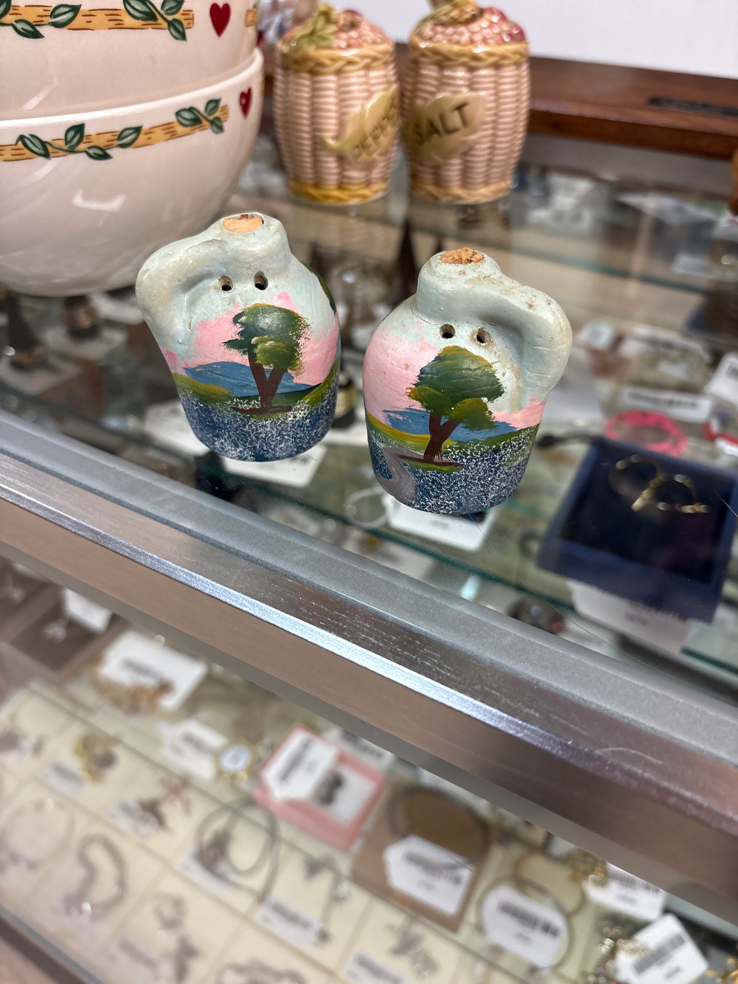 Hand Painted Landscape American Made Shakers