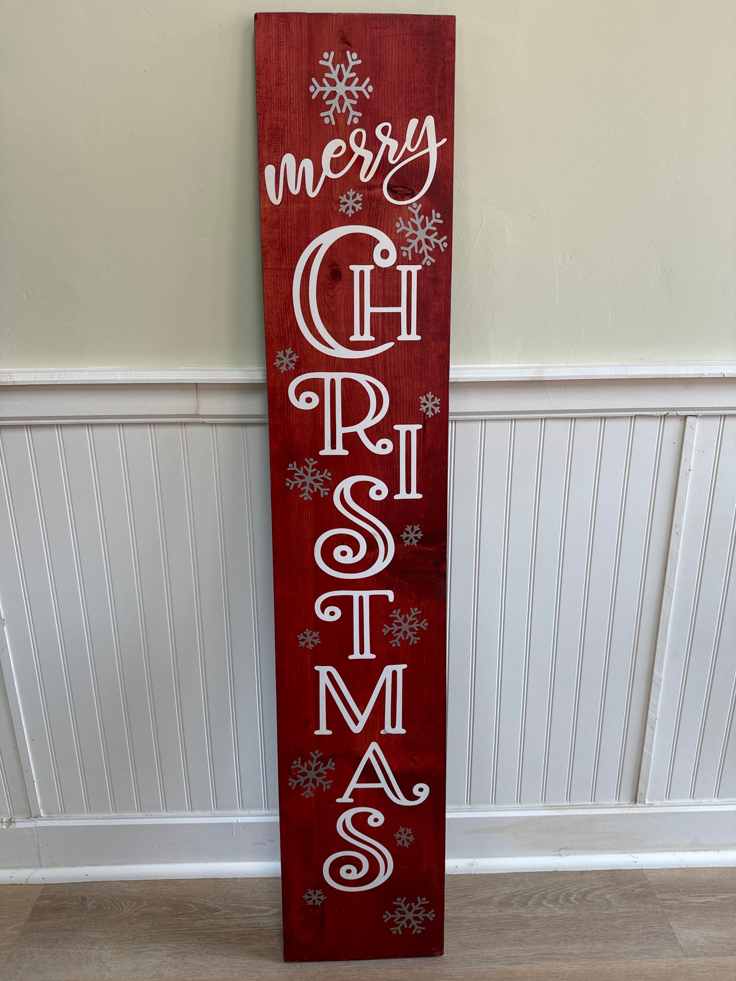 2-Sided Holiday Sign Merry Christmas/Trick or Treat
