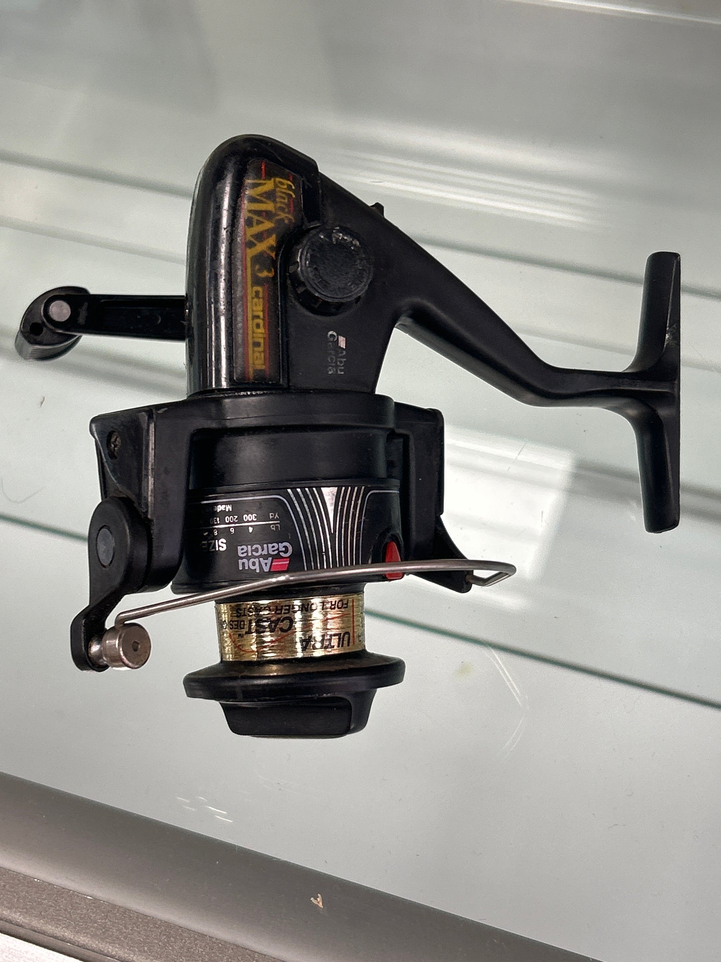 Abu Garcia Cardinal Black Max (size 3 used) w/ 2nd Spool Spinning Reel