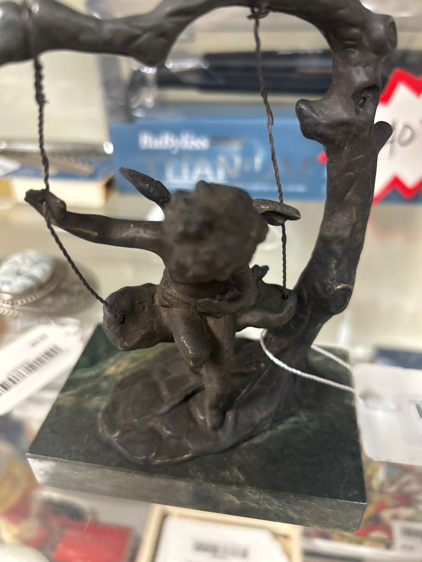Cherub Fairy on Swing