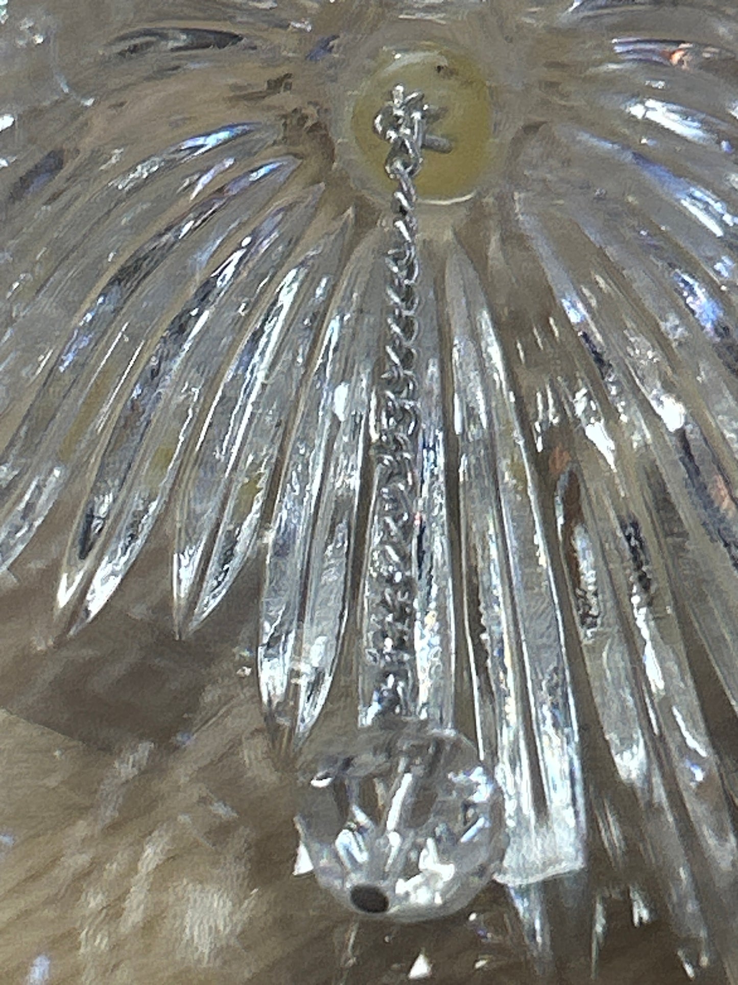Vintage Glass bell 6” (0804)