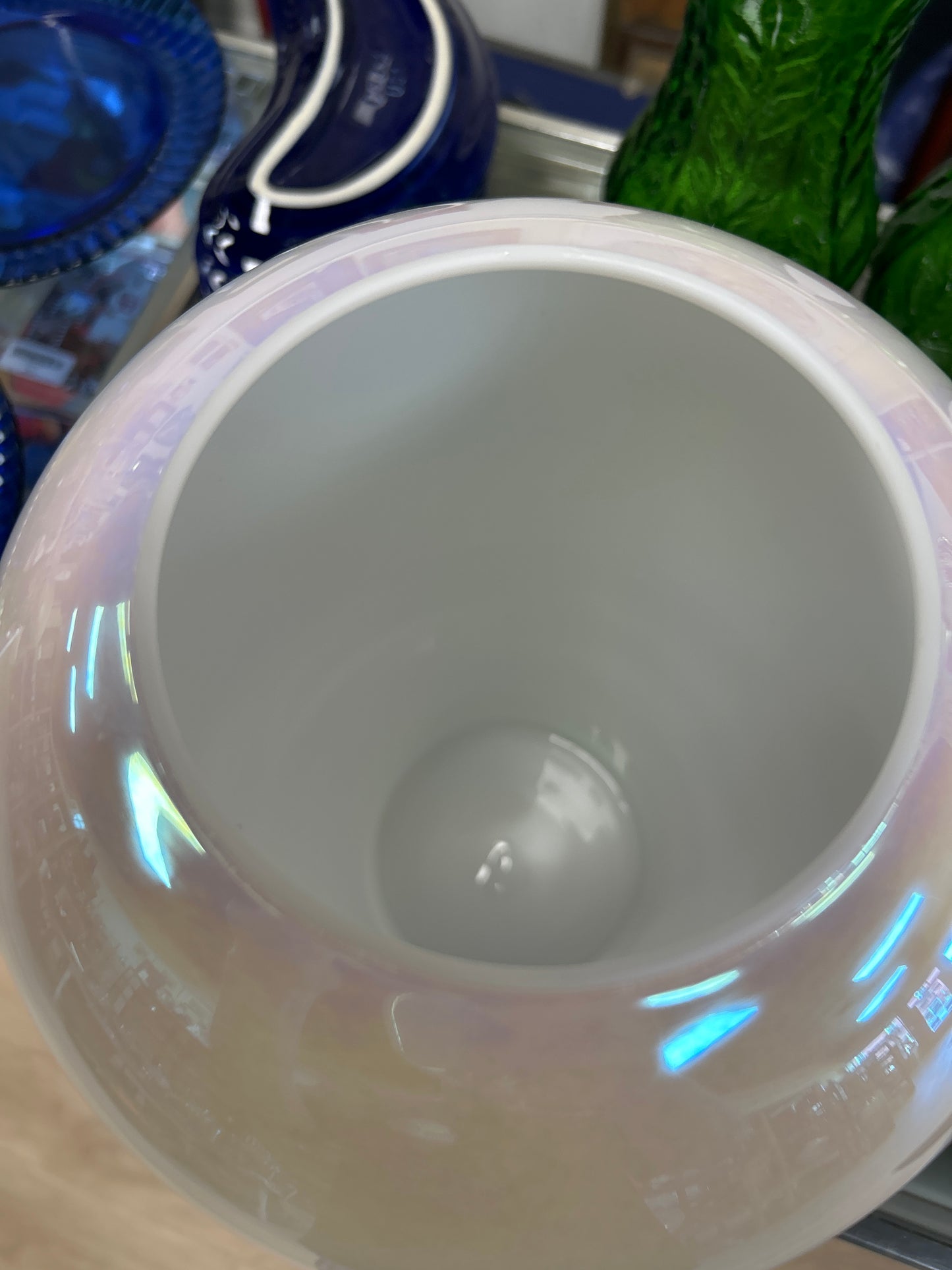 Cambridge Glass - Moon Glow - Iridescent Vase 13”