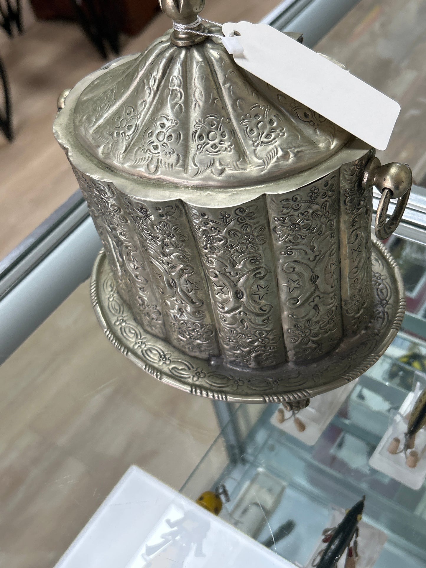 Vintage Moroccan Tea Caddy (w/ makers mark)
